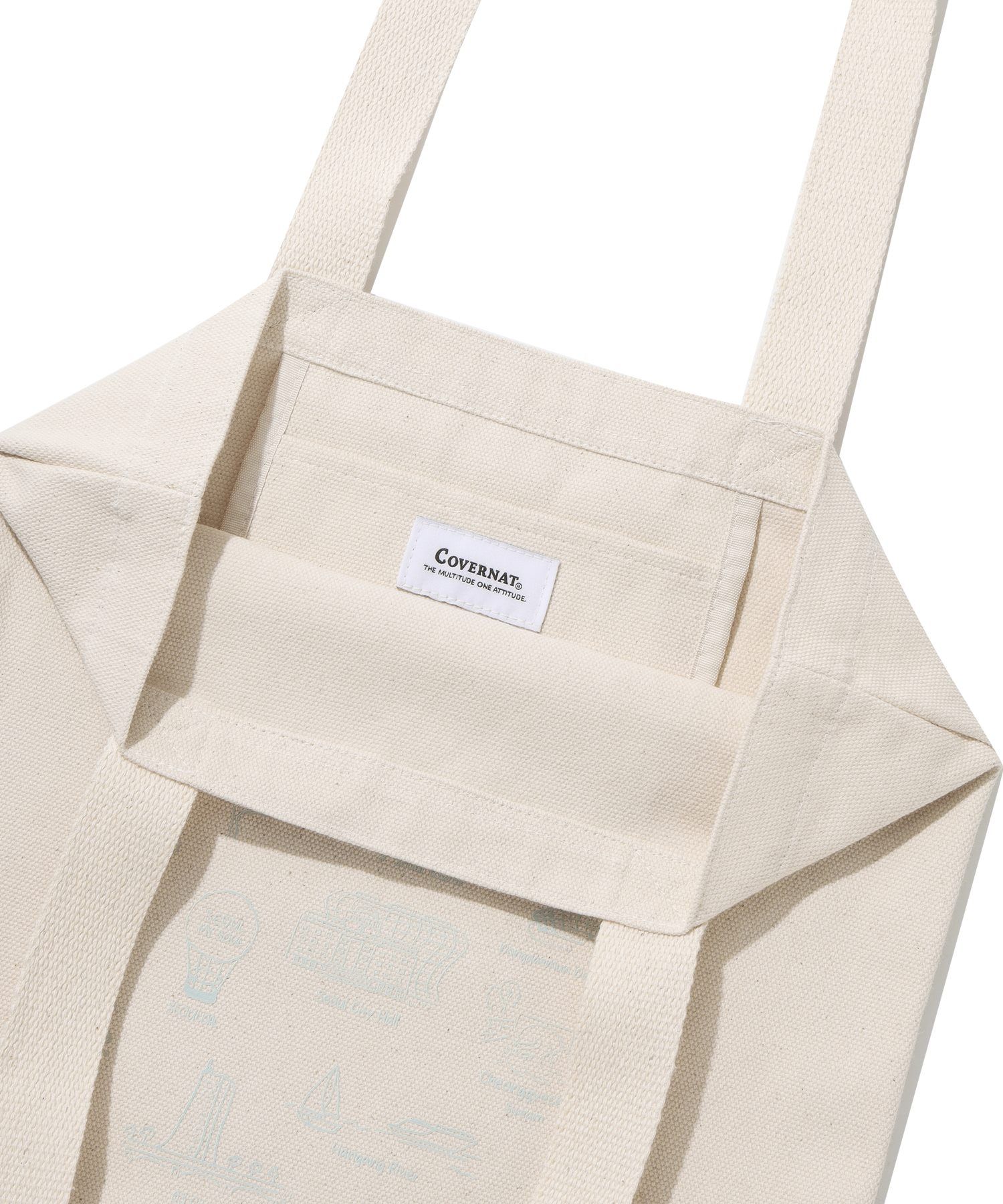 【COVERNAT】SEOUL MY SEOULコラボ★エコバッグ MUSINSA | COVERNAT [Seoul My Soul Collaboration] Eco Bag Ivory