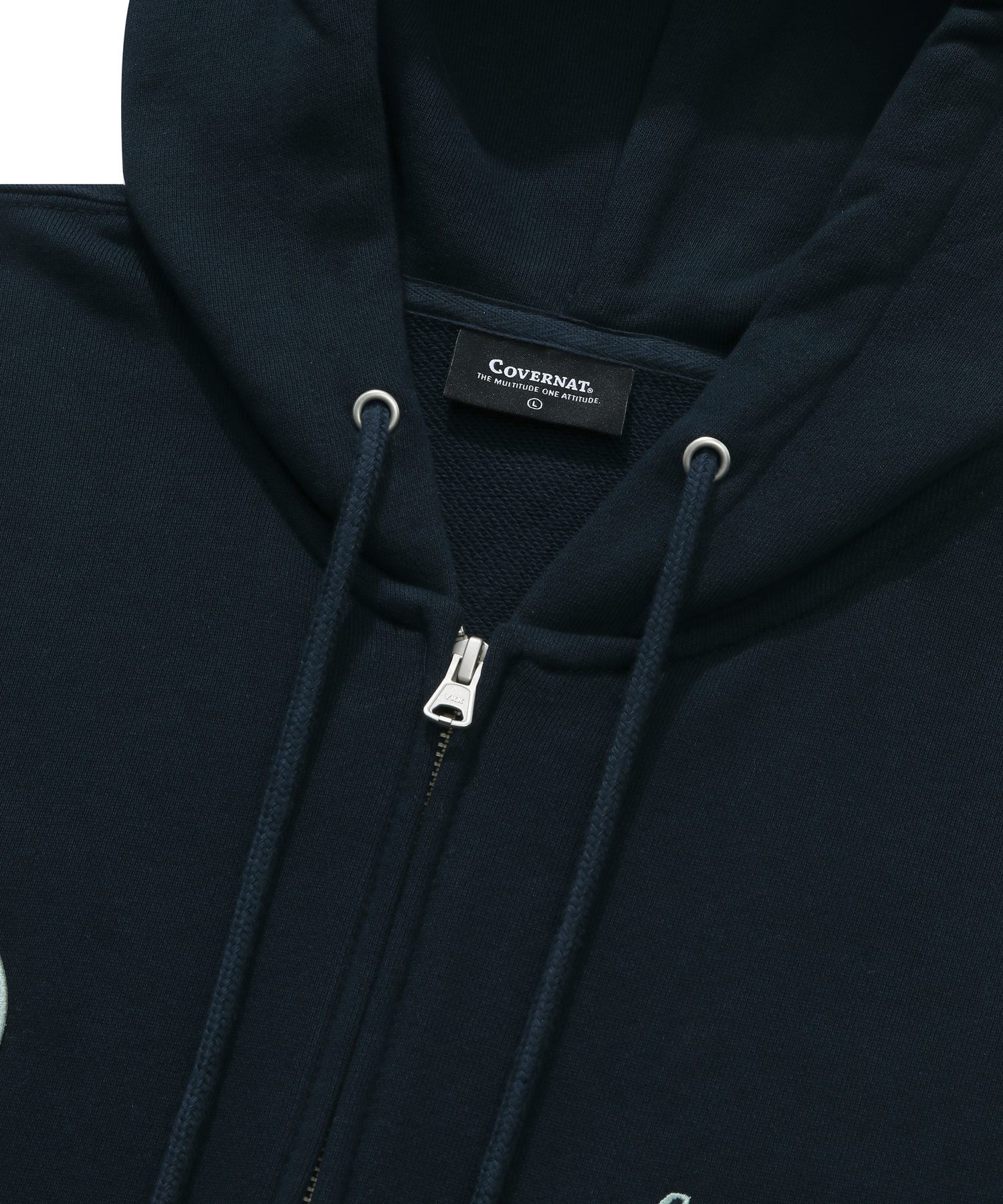 ★COVERNAT★ Seoul My Soul Collaboration Hoodie Zip-up Navy MUSINSA | COVERNAT [Seoul My Soul Collaboration] Hoodie Zip