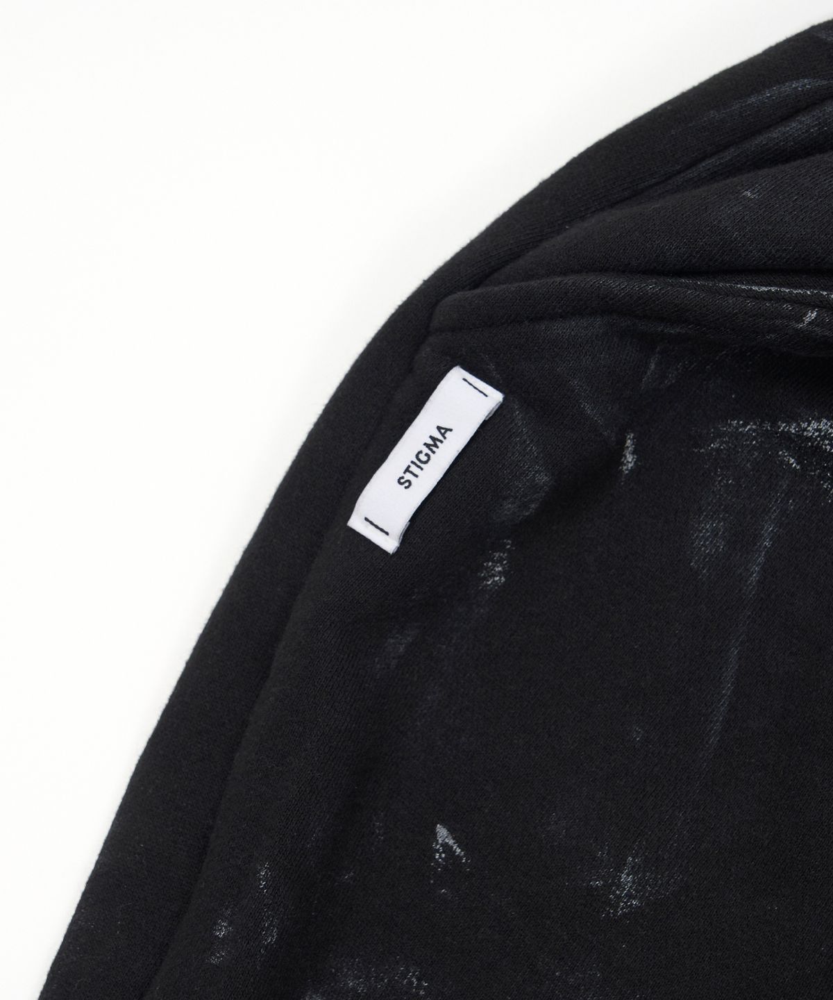스티그마(STIGMA) Dirty Washed Wide Jogger Pants Black