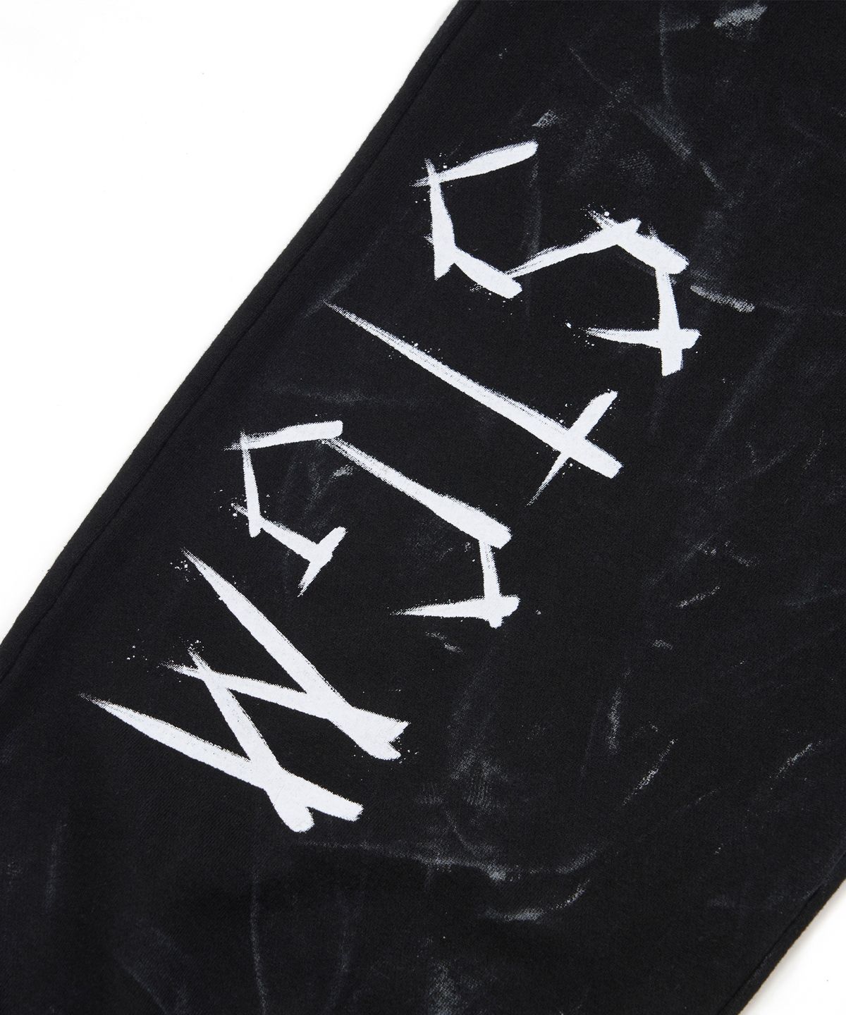 스티그마(STIGMA) Dirty Washed Wide Jogger Pants Black