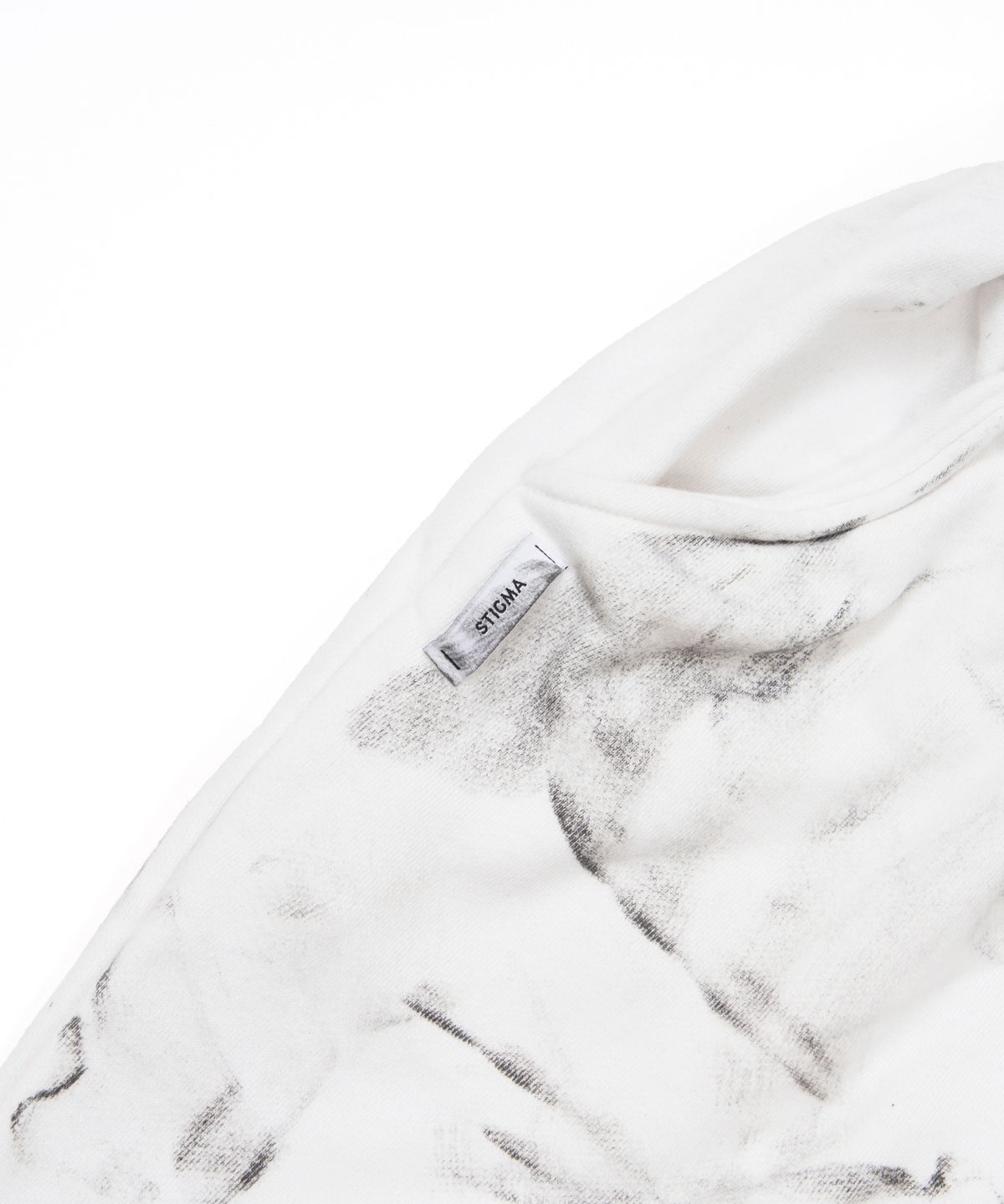 스티그마(STIGMA) Dirty Washed Wide Jogger Pants White
