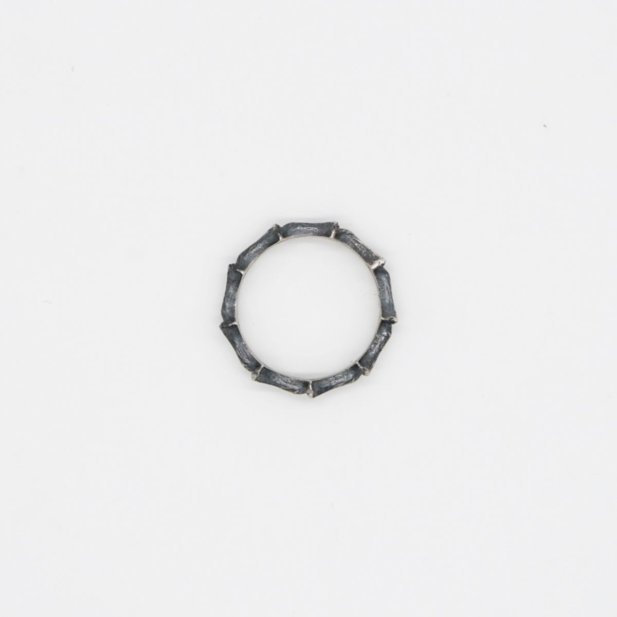하카블랙스(HAKKABLACKS) Rough Wave Crown Ring