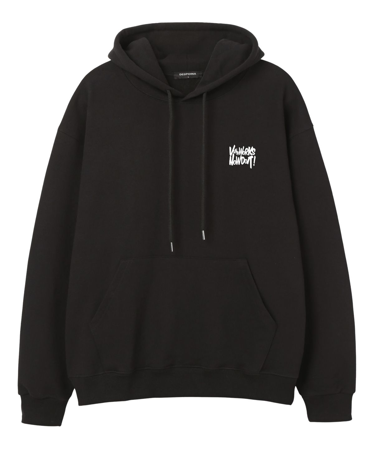 밴웍스(VANNWORKS) NOW DOIT 오버핏 후드 (VLS0108) 블랙