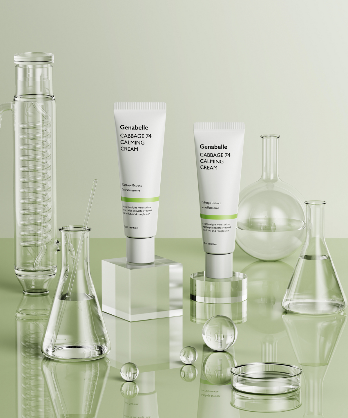제나벨(GENABELLE) 캐비지 74 카밍크림 50ml