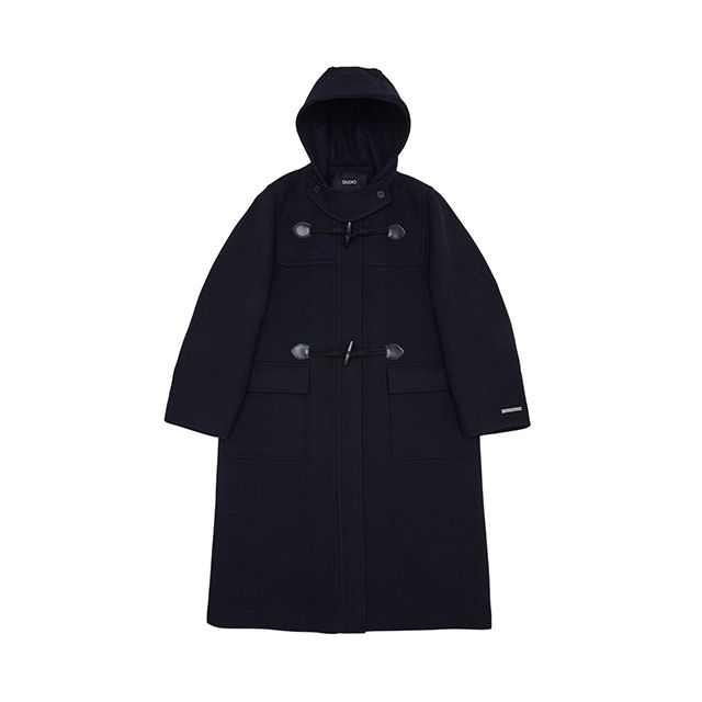 MUSINSA | LAP Hooded Long Duffle Coat AQ4WTB72