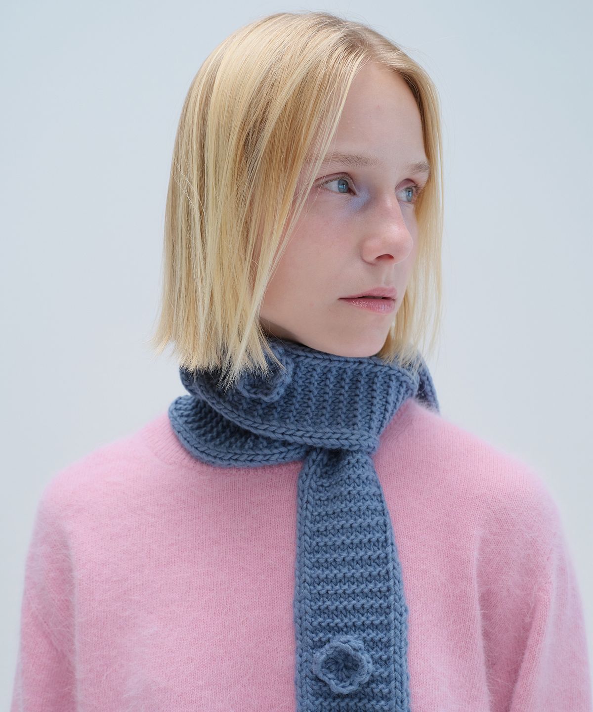 다이애그널(DIAGONAL) MOHAIR BASIC KNIT (pink)
