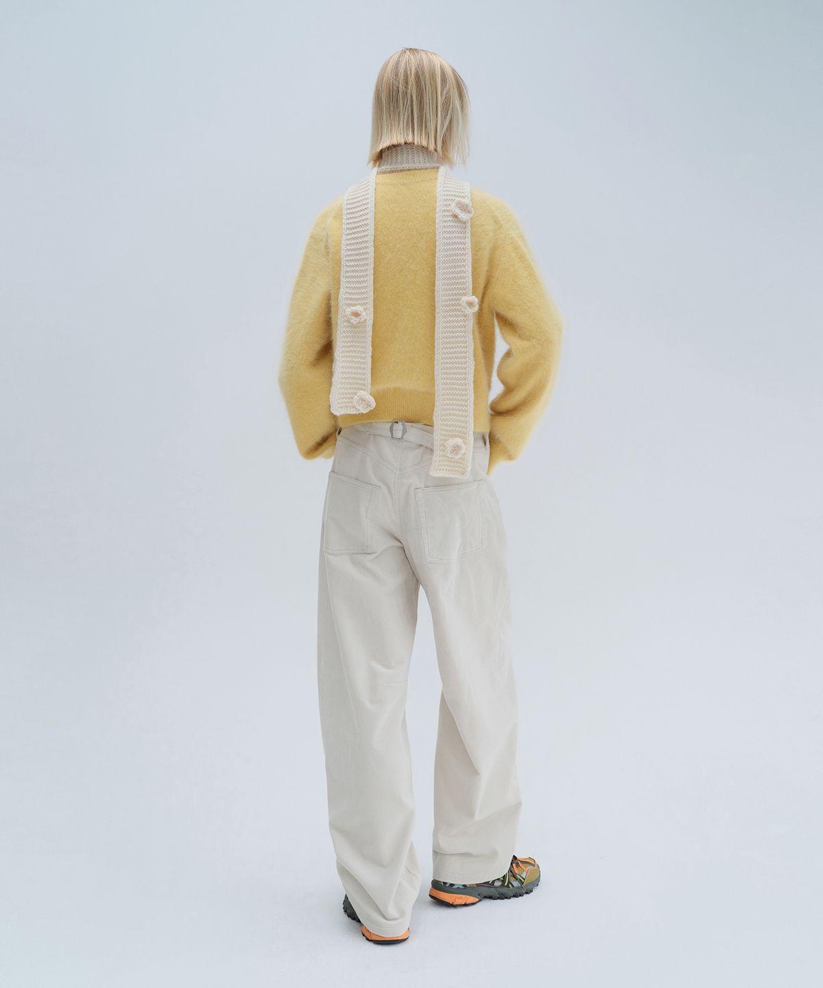 다이애그널(DIAGONAL) MOHAIR BASIC KNIT (yellow)