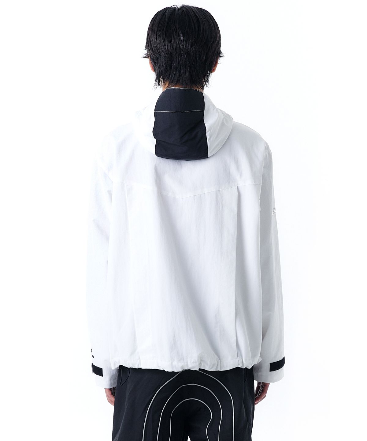 오픈야드(오와이)(OPENYARD(OY)) W.L DOUBLE ZIPPER WIND BREAKER JACKET-WHITE