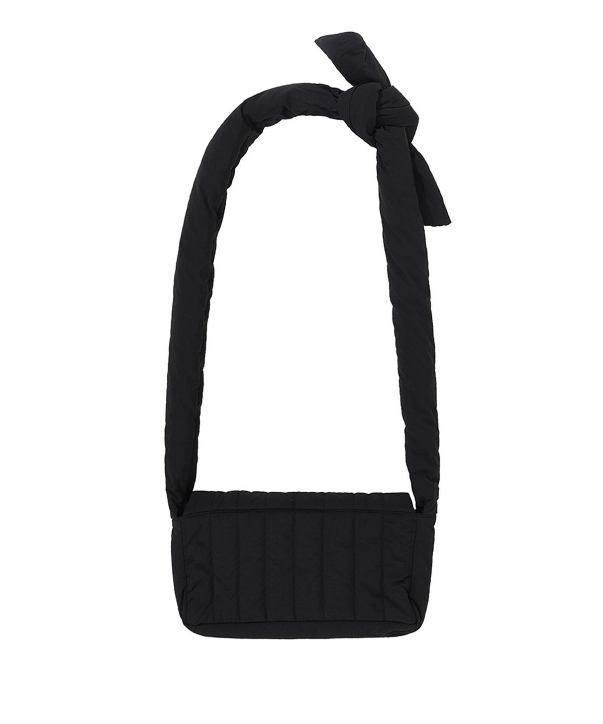오픈야드(오와이)(OPENYARD(OY)) PADDING TIE CROSS BAG-BLACK