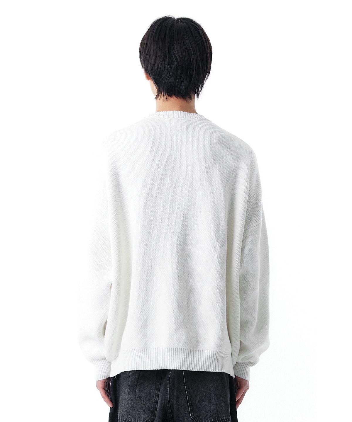 오픈야드(오와이)(OPENYARD(OY)) C.T KNIT-WHITE