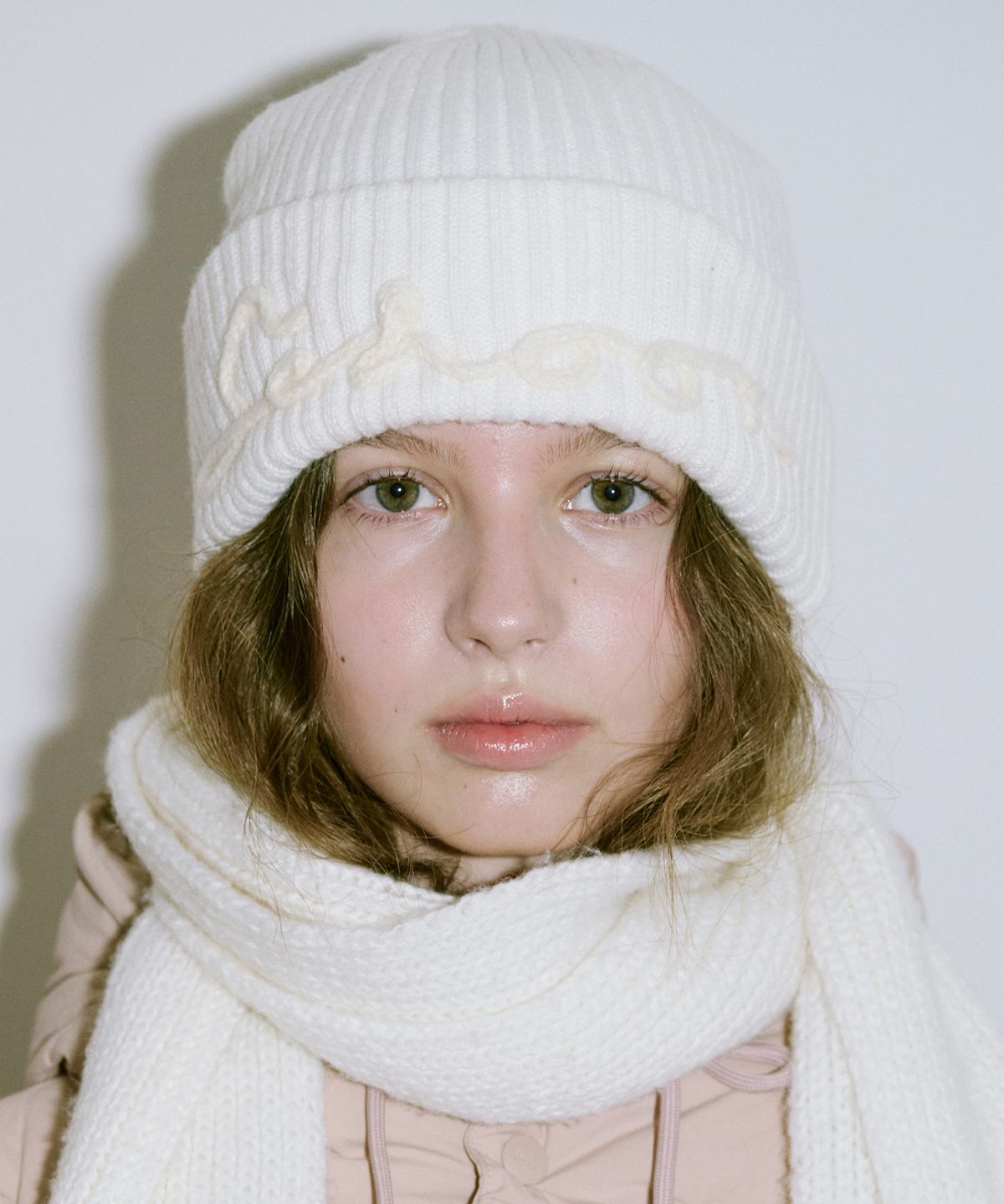 시눈(SINOON) Sinoon Logo Beanie (Cream)