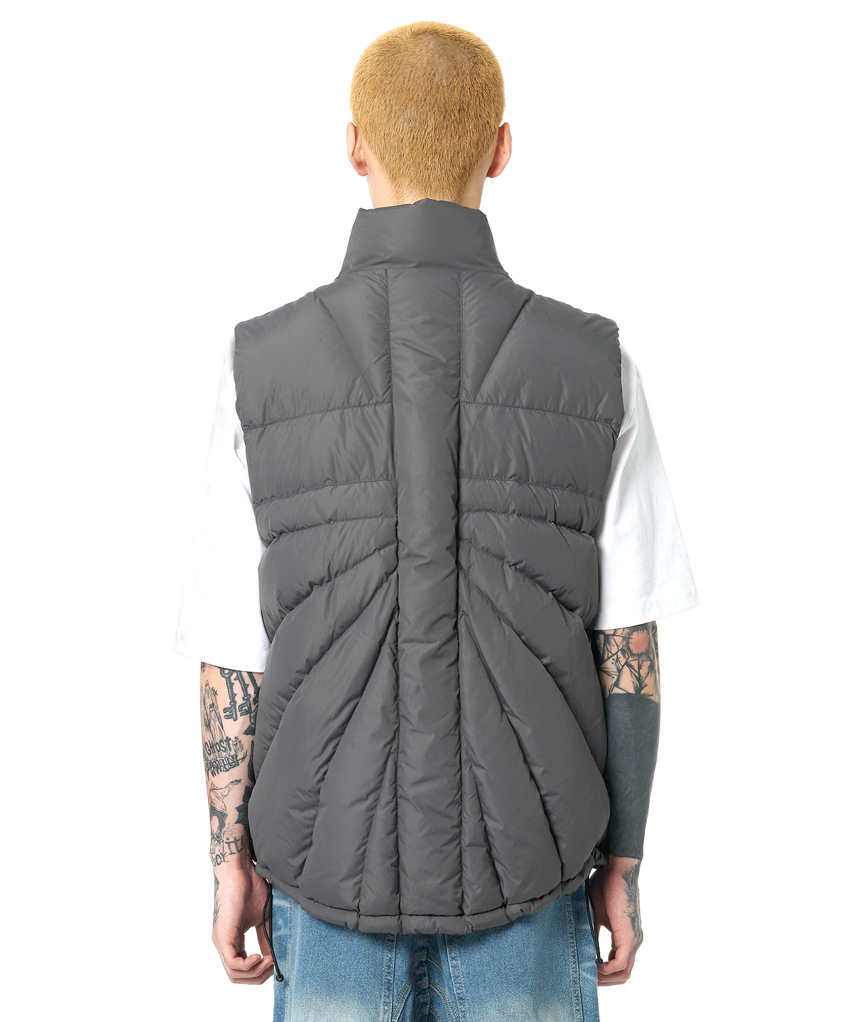 오픈야드(오와이)(OPENYARD(OY)) B.C DOWN VEST-CHACOAL GREY