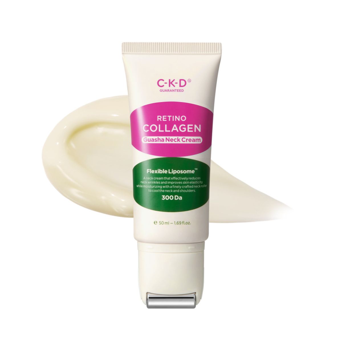 씨케이디 개런티드(CKD GUARANTEED) 레티노콜라겐 저분자 300 괄사 목주름 크림 50ml