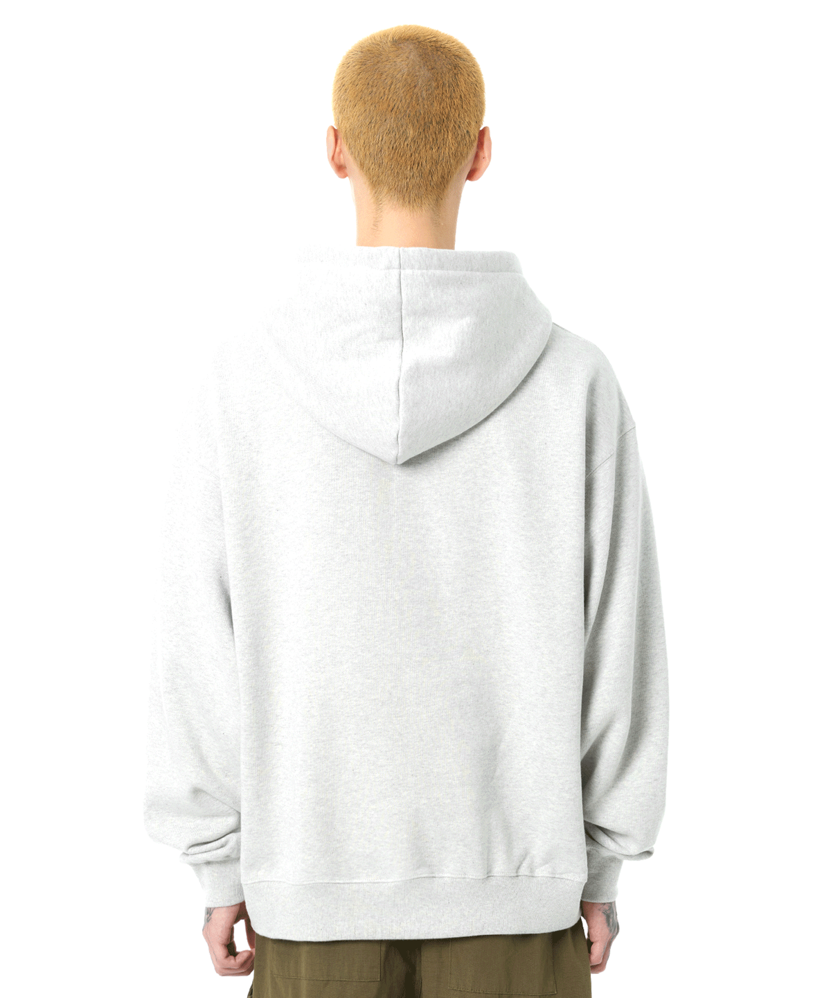 오픈야드(오와이)(OPENYARD(OY)) S.L HALF ZIPPER HOODIE-GREY