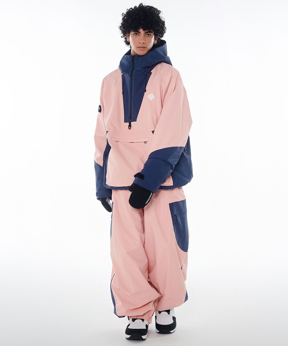 돌아우터웨어(DOLL OUTERWEAR) 2425 피노 자켓&팬츠 보드복 세트 핑크 남녀공용