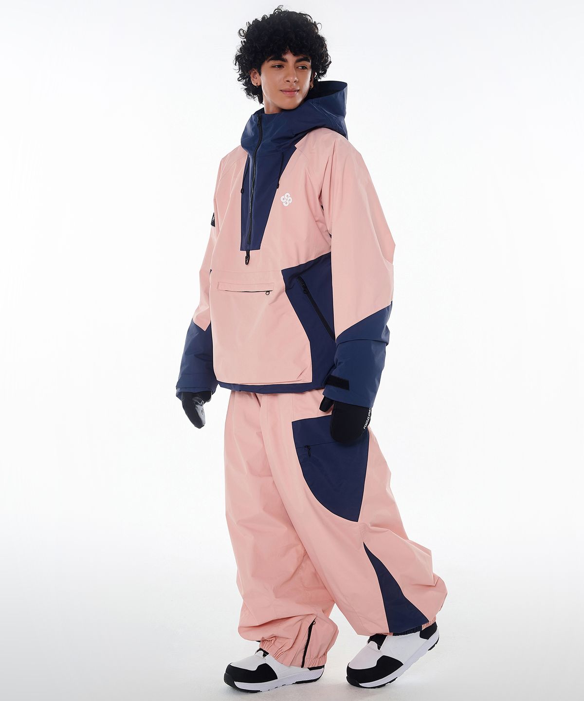 돌아우터웨어(DOLL OUTERWEAR) 2425 피노 자켓&팬츠 보드복 세트 핑크 남녀공용