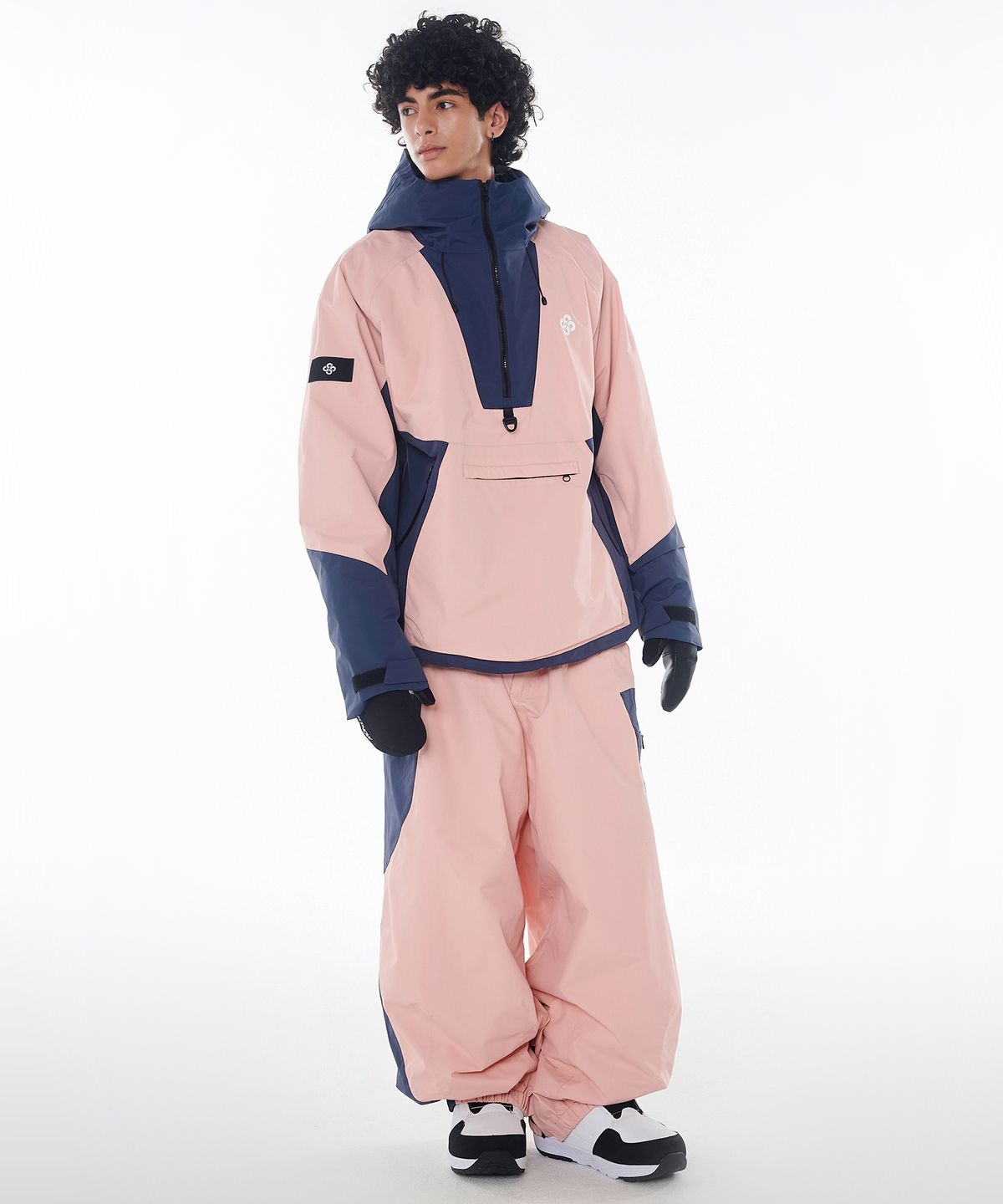 돌아우터웨어(DOLL OUTERWEAR) 2425 피노 자켓&팬츠 보드복 세트 핑크 남녀공용
