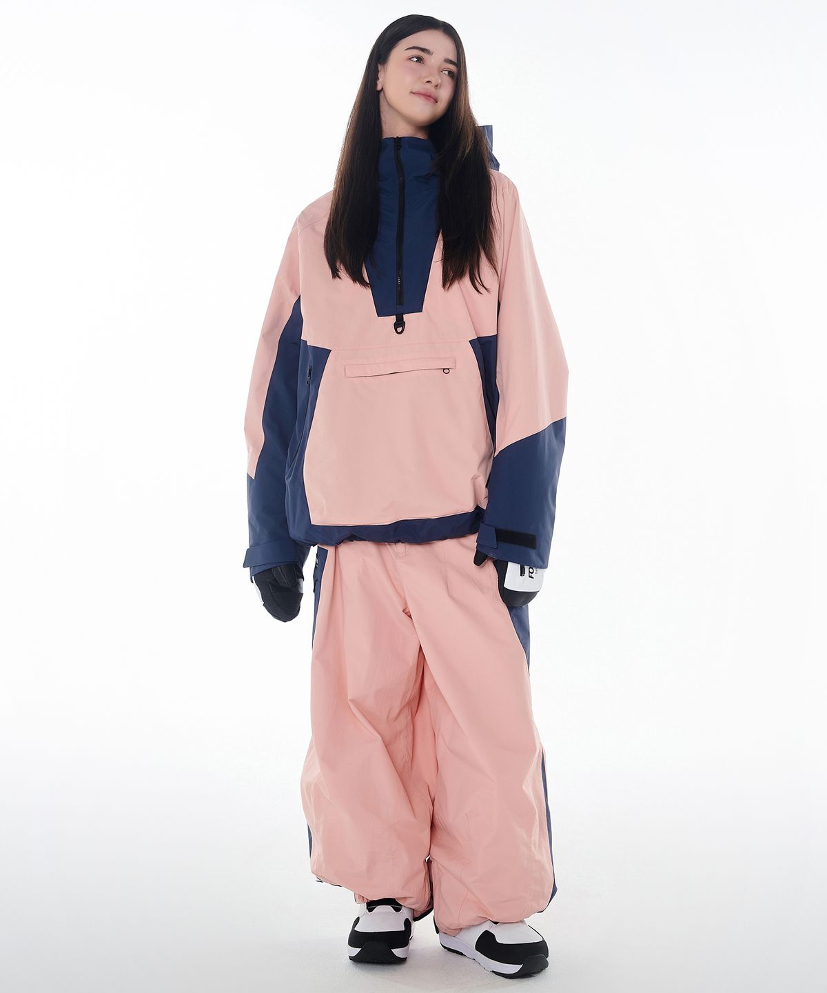 돌아우터웨어(DOLL OUTERWEAR) 2425 피노 자켓&팬츠 보드복 세트 핑크 남녀공용