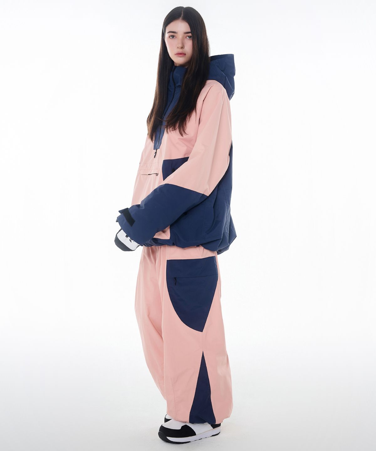 돌아우터웨어(DOLL OUTERWEAR) 2425 피노 자켓&팬츠 보드복 세트 핑크 남녀공용