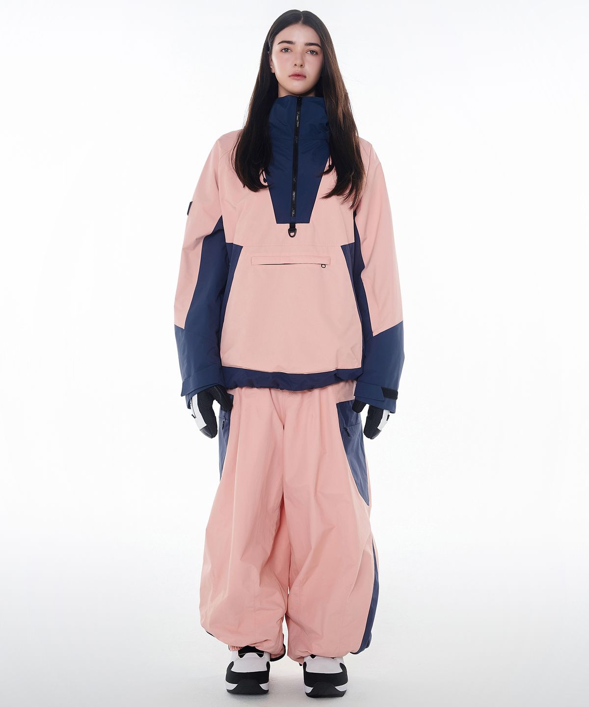 돌아우터웨어(DOLL OUTERWEAR) 2425 피노 자켓&팬츠 보드복 세트 핑크 남녀공용