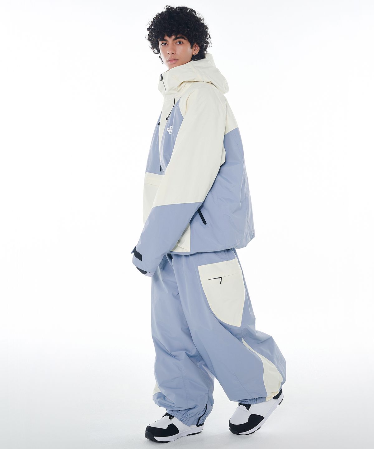 돌아우터웨어(DOLL OUTERWEAR) 2425 피노 자켓&팬츠 보드복 세트 슬레이트 남녀공용