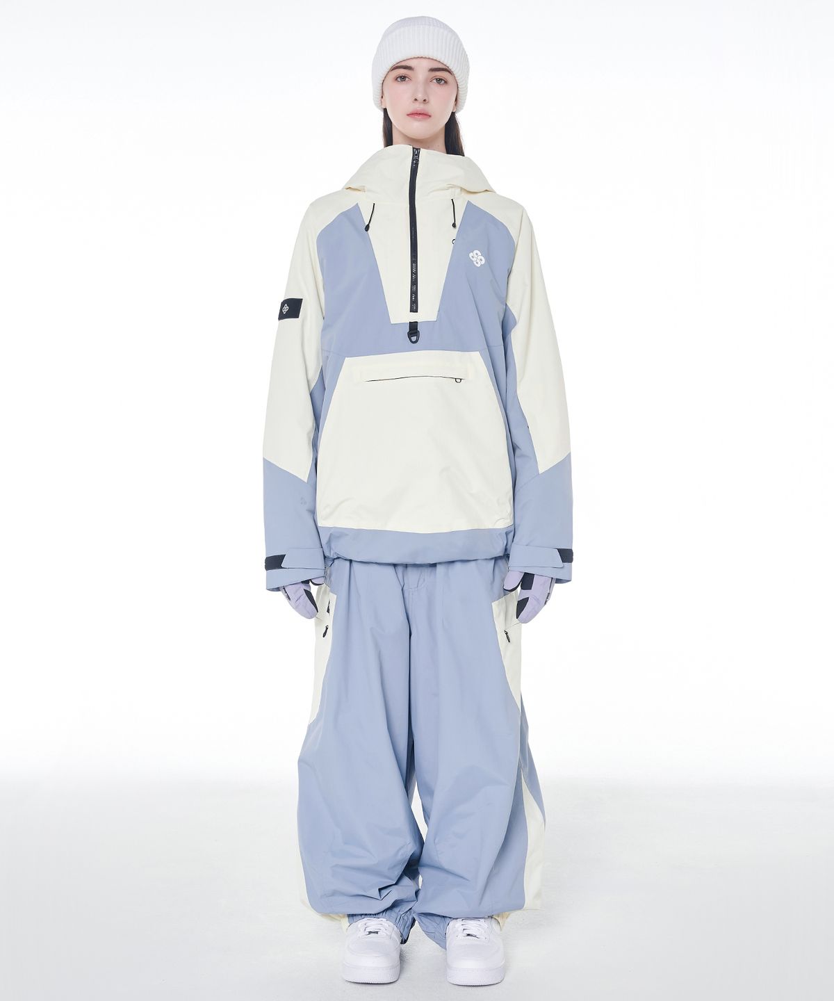 돌아우터웨어(DOLL OUTERWEAR) 2425 피노 자켓&팬츠 보드복 세트 슬레이트 남녀공용