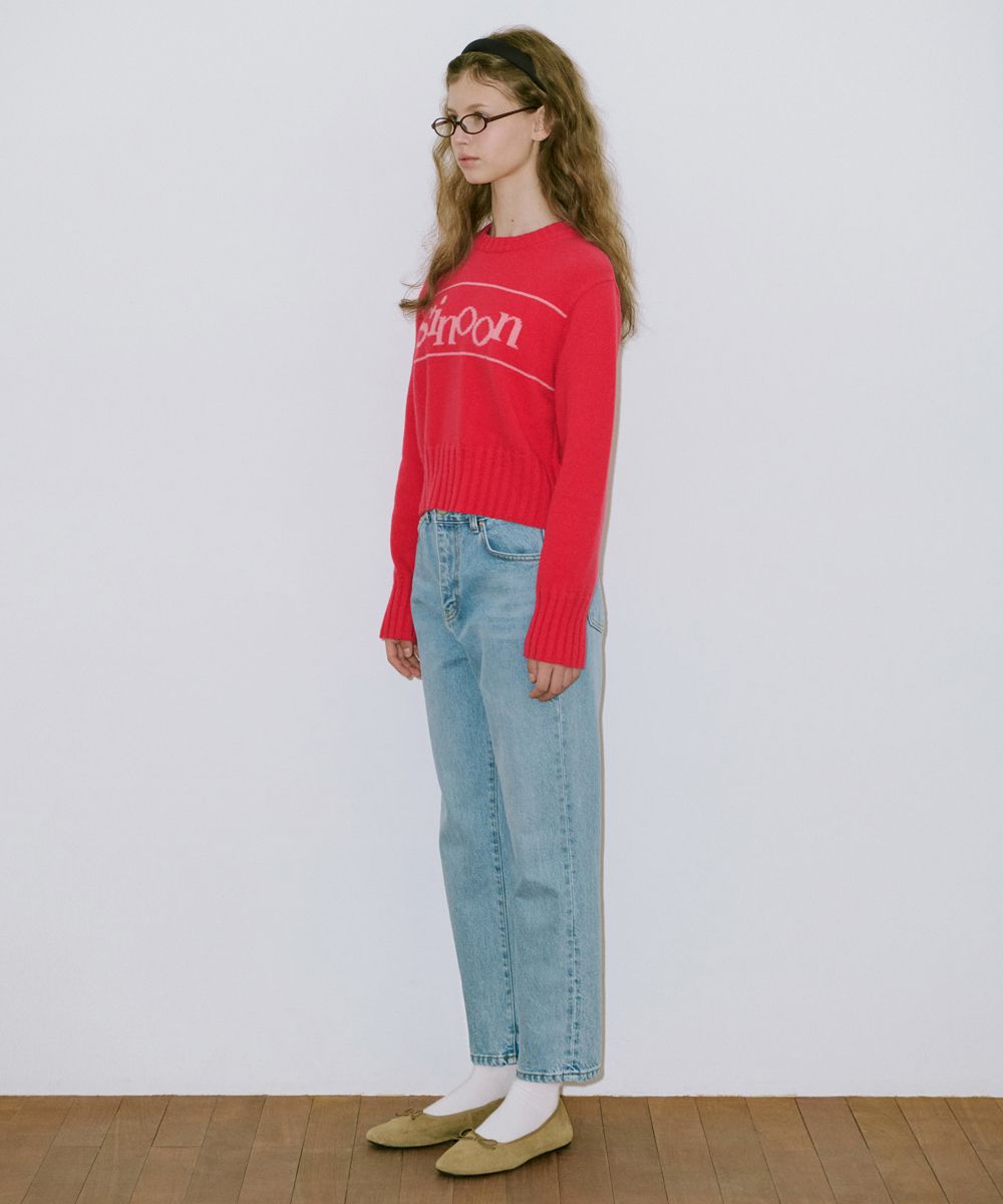 MUSINSA | SINOON Sinoon Pullover Knit (Cherry)
