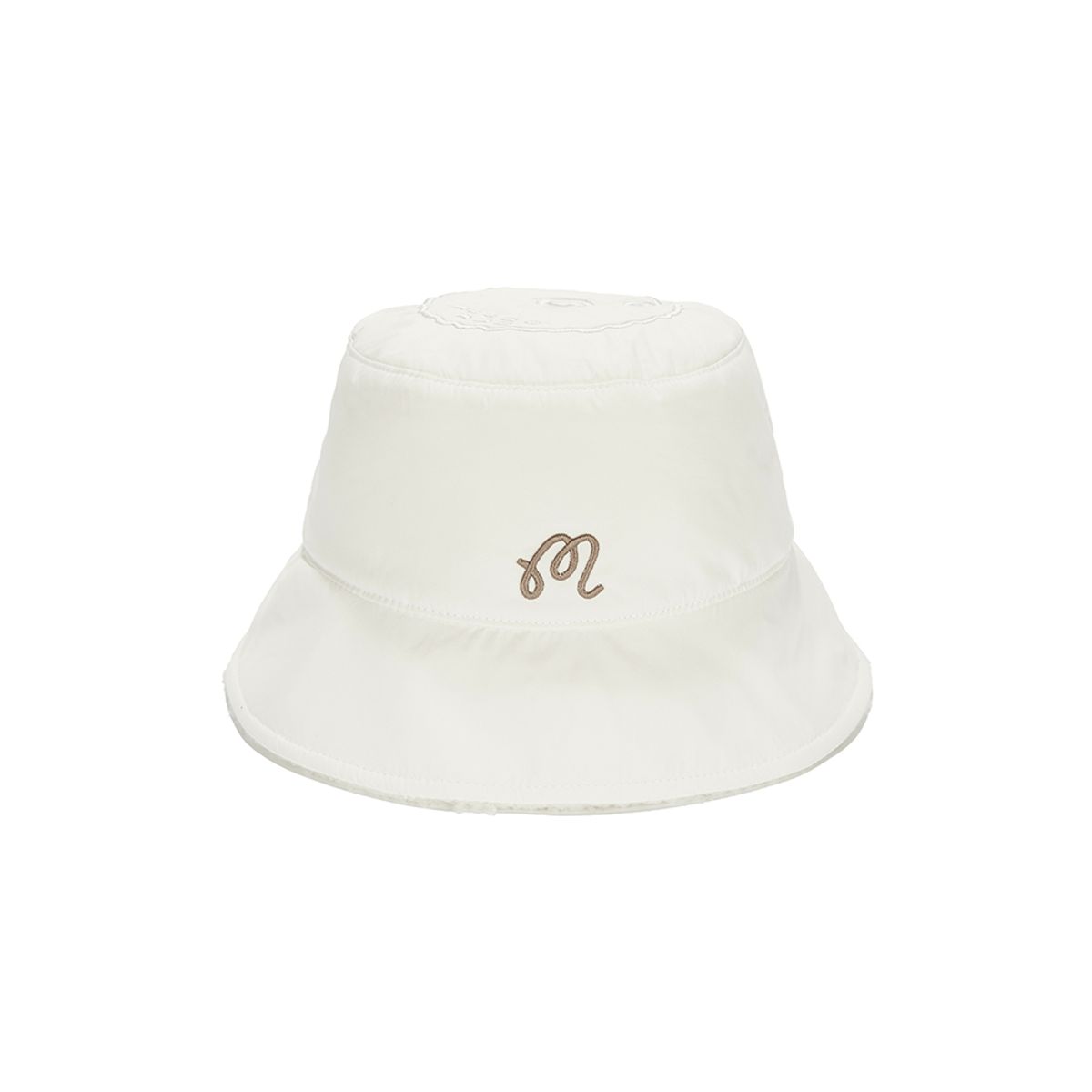말본 골프(MALBON GOLF) 패딩 리버시블 버킷 햇 IVORY (WOMAN)