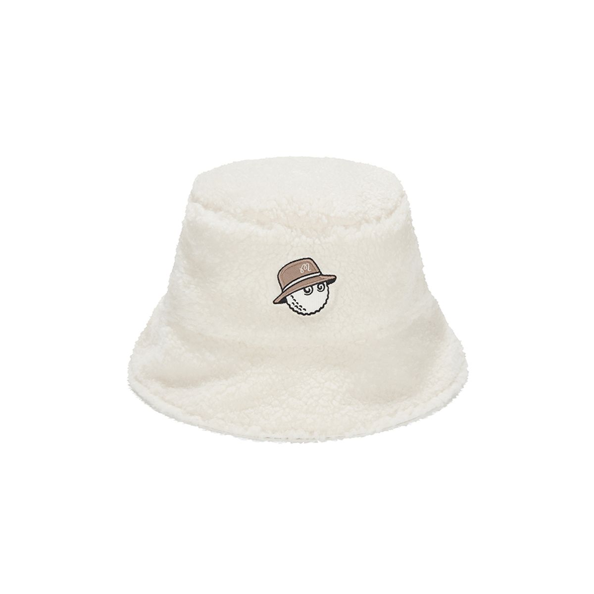 말본 골프(MALBON GOLF) 패딩 리버시블 버킷 햇 IVORY (WOMAN)