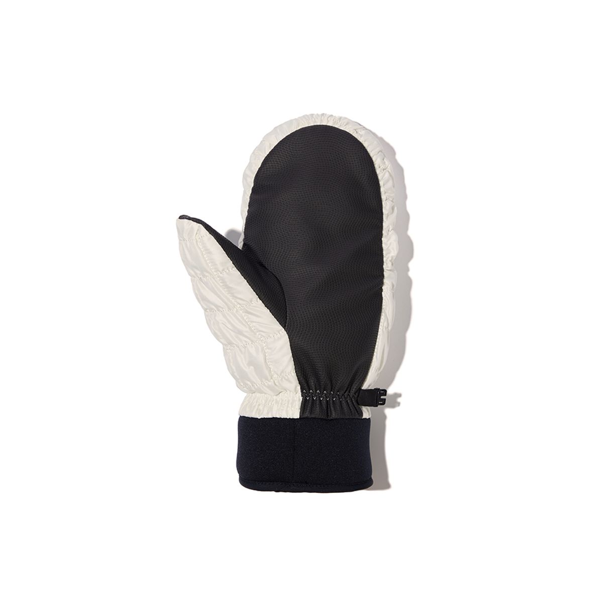 말본 골프(MALBON GOLF) 말본 패딩 미튼 장갑 IVORY (WOMAN)