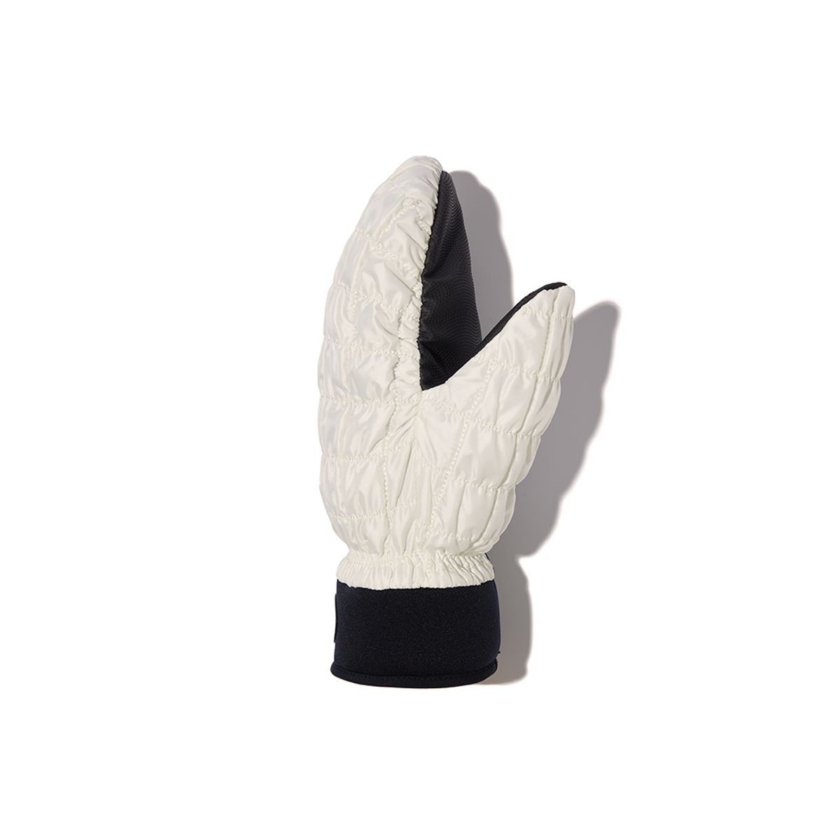 말본 골프(MALBON GOLF) 말본 패딩 미튼 장갑 IVORY (WOMAN)