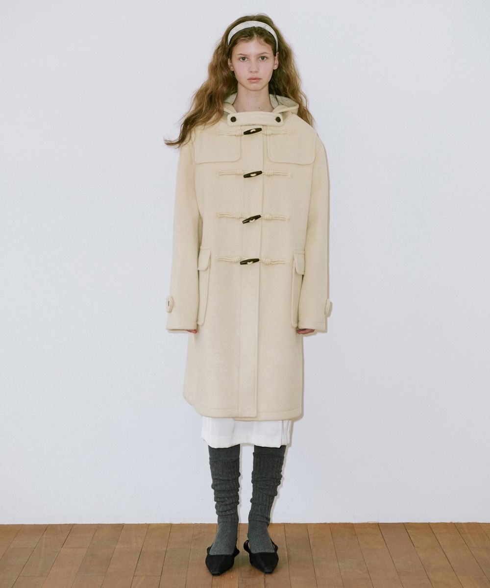 コート sinoon Classic Duffel Long Coat Cream MUSINSA | SINOON Classic Duffel Long Coat (Cream)