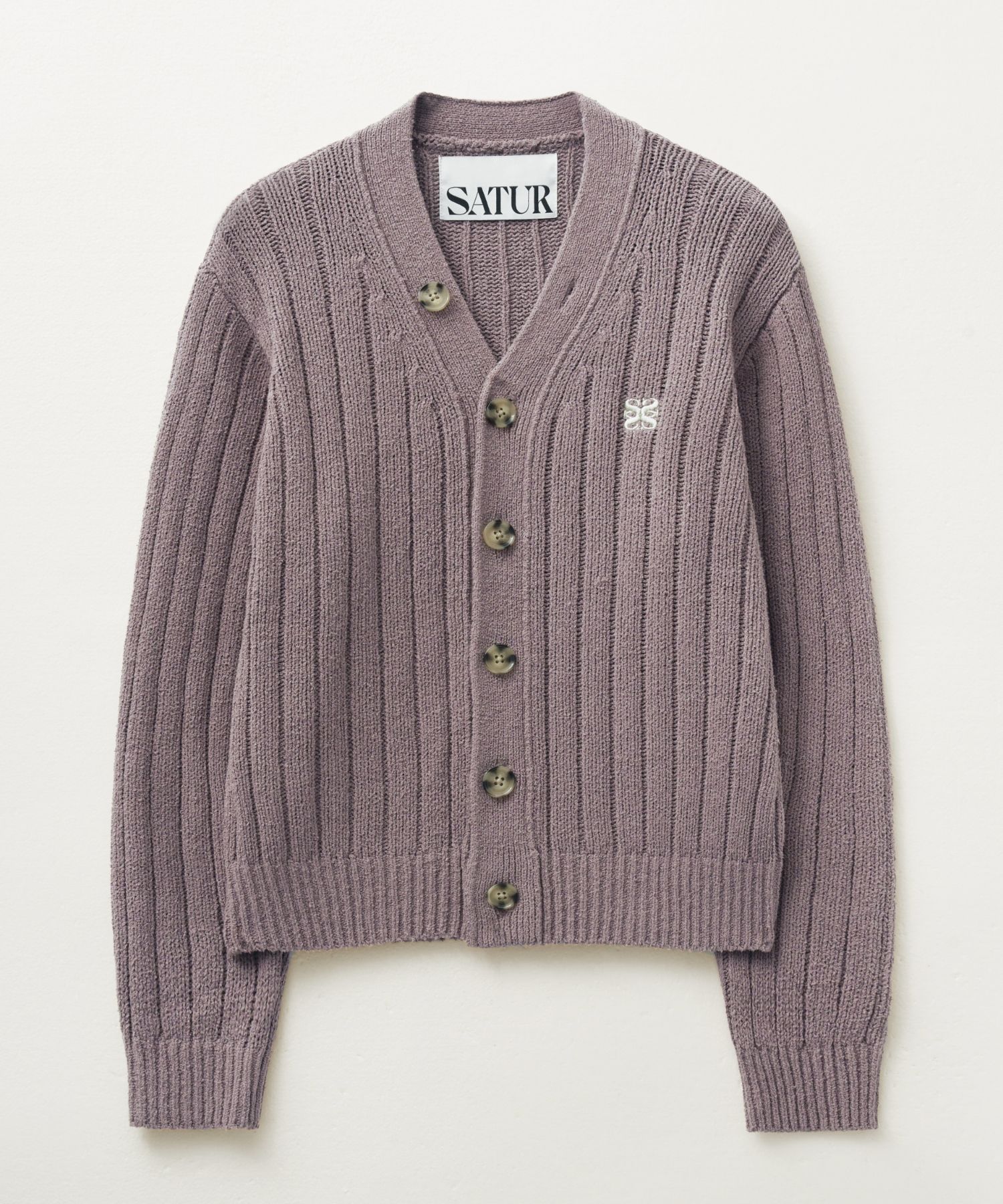 【SATUR】カーディガンFARO POCKET BOUCLE CARDIGAN MUSINSA | SATUR Faro oversized boucle cardigan vintage purple
