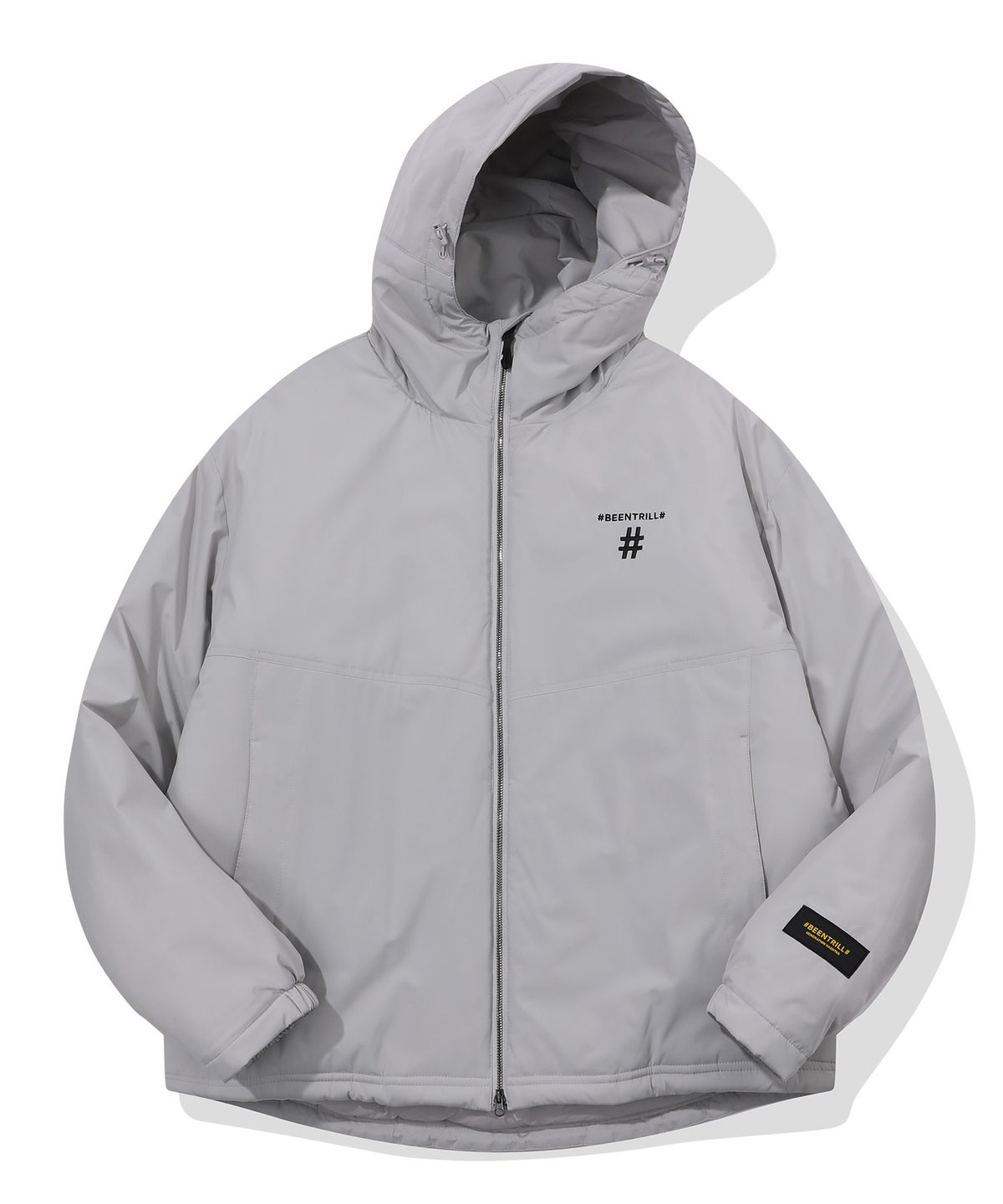 빈트릴(BEENTRILL) 스탠다드 유틸리티 패딩 점퍼(그레이)