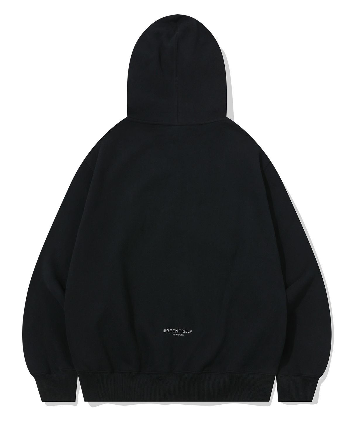 빈트릴(BEENTRILL) 에센셜 투웨이 기모 후드 집업(블랙)