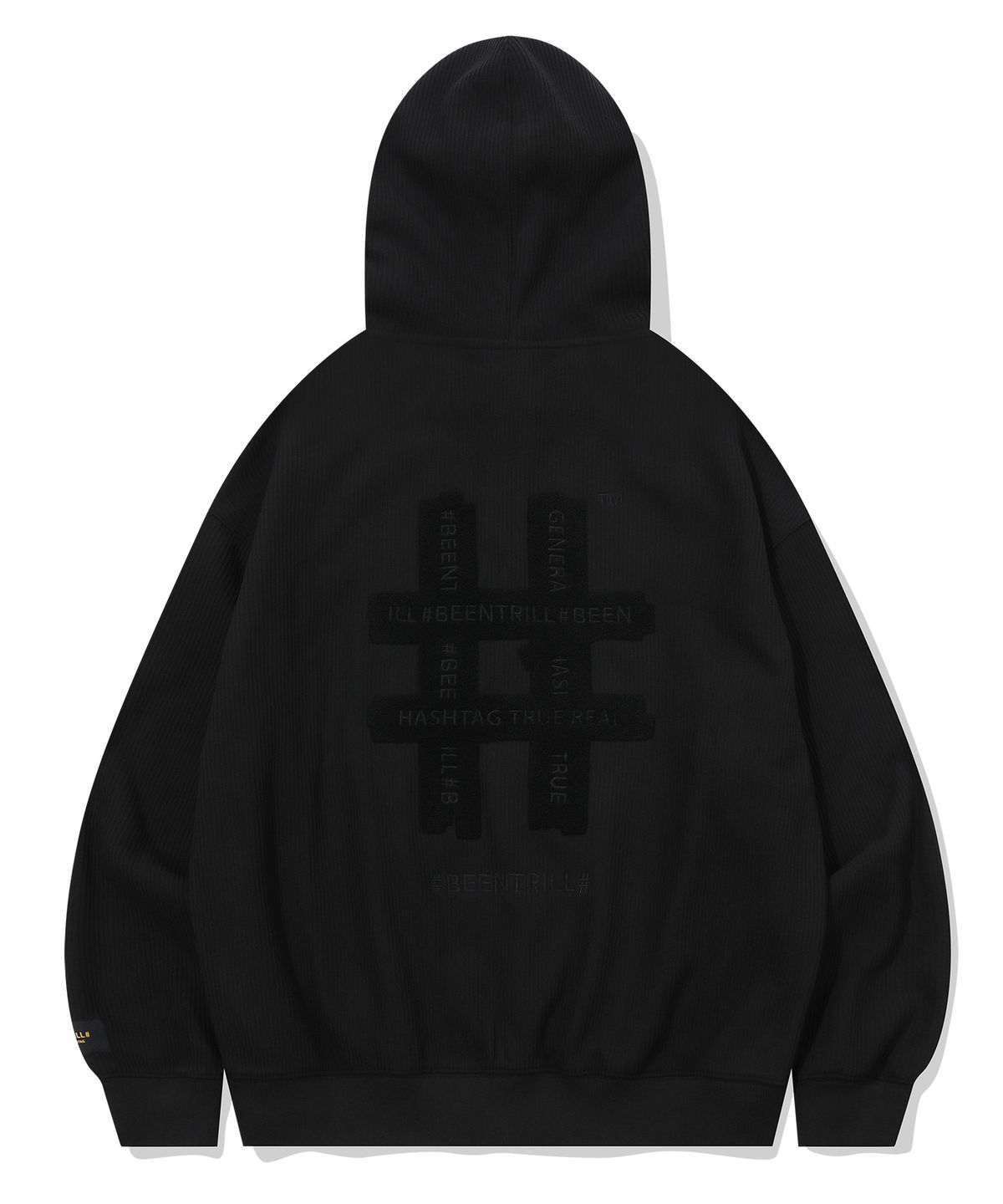 빈트릴(BEENTRILL) 코듀로이 플리스 후드 집업(블랙)