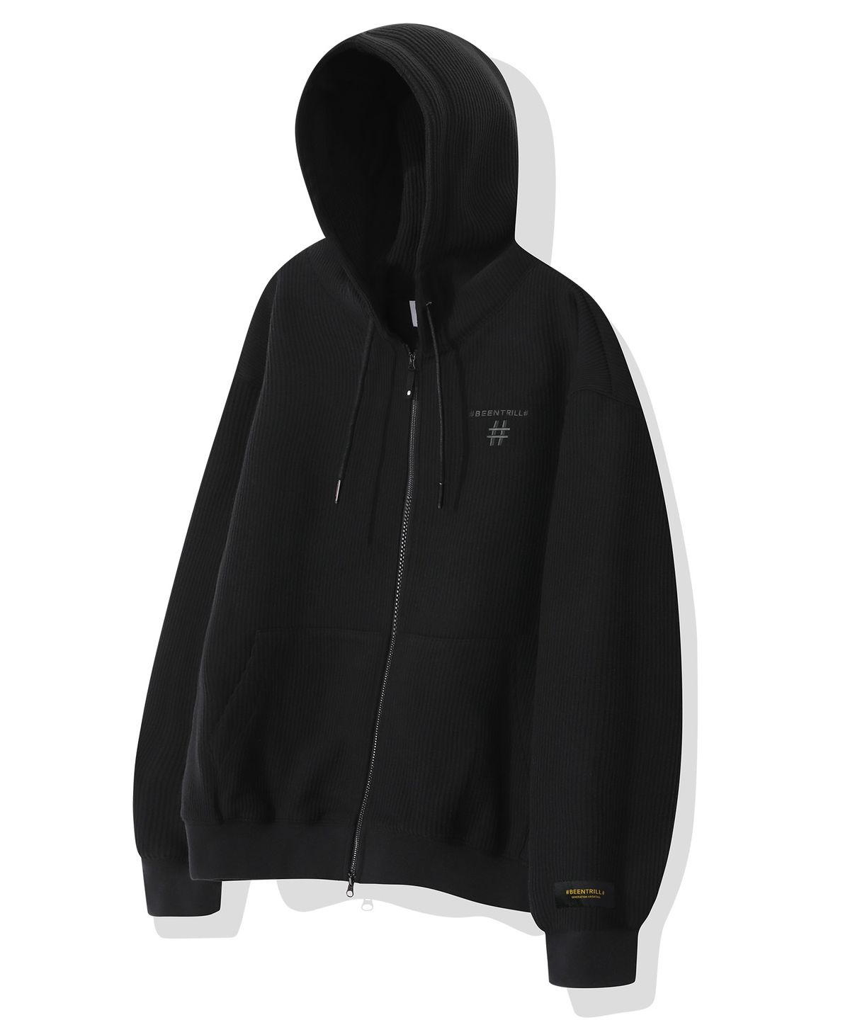 빈트릴(BEENTRILL) 코듀로이 플리스 후드 집업(블랙)