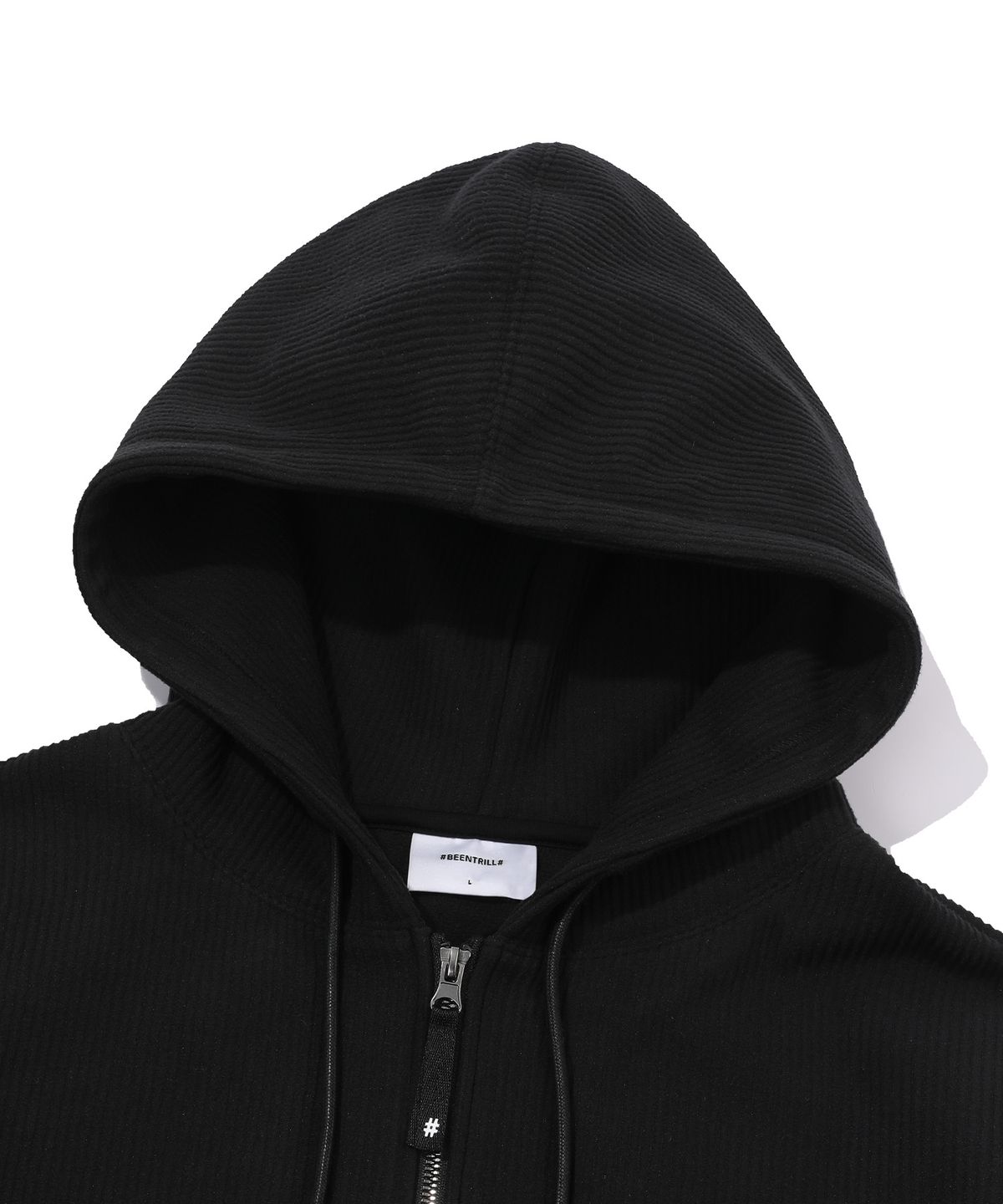 빈트릴(BEENTRILL) 코듀로이 플리스 후드 집업(블랙)