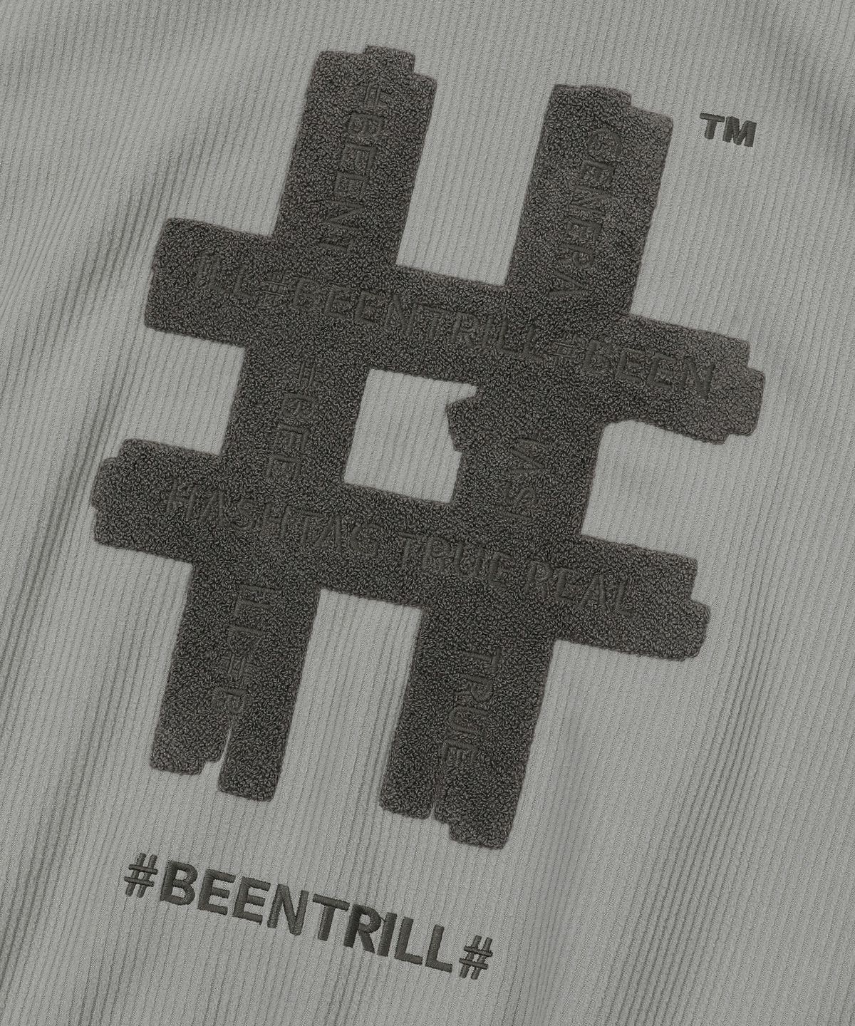 빈트릴(BEENTRILL) 코듀로이 플리스 후드 집업(그레이)