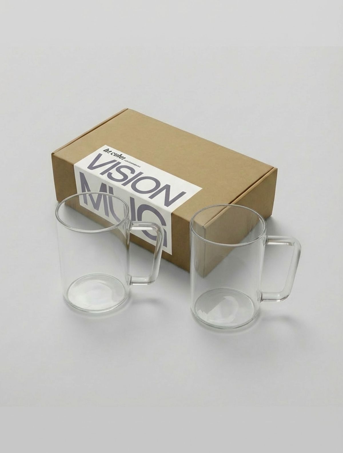 비젼글래스(VISIONGLASS) [기프트박스] 내열유리 머그 GD 500ml 2pack
