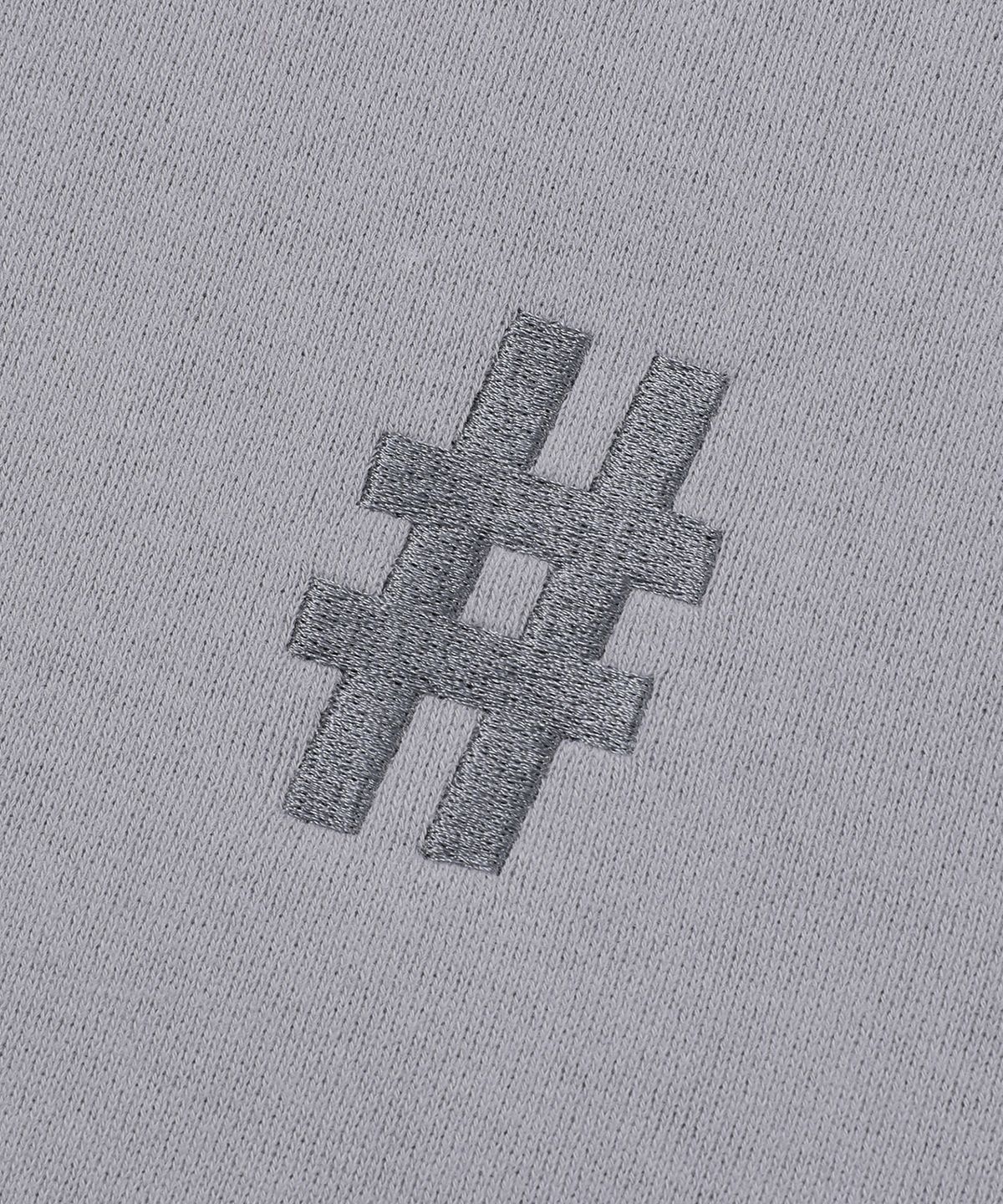 빈트릴(BEENTRILL) 에센셜 해시태그 로고 기모 후드(그레이)
