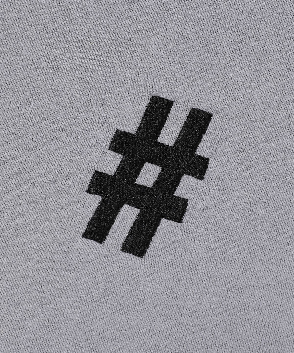 빈트릴(BEENTRILL) 우먼즈 에센셜 해시태그 로고 기모 후드(그레이)