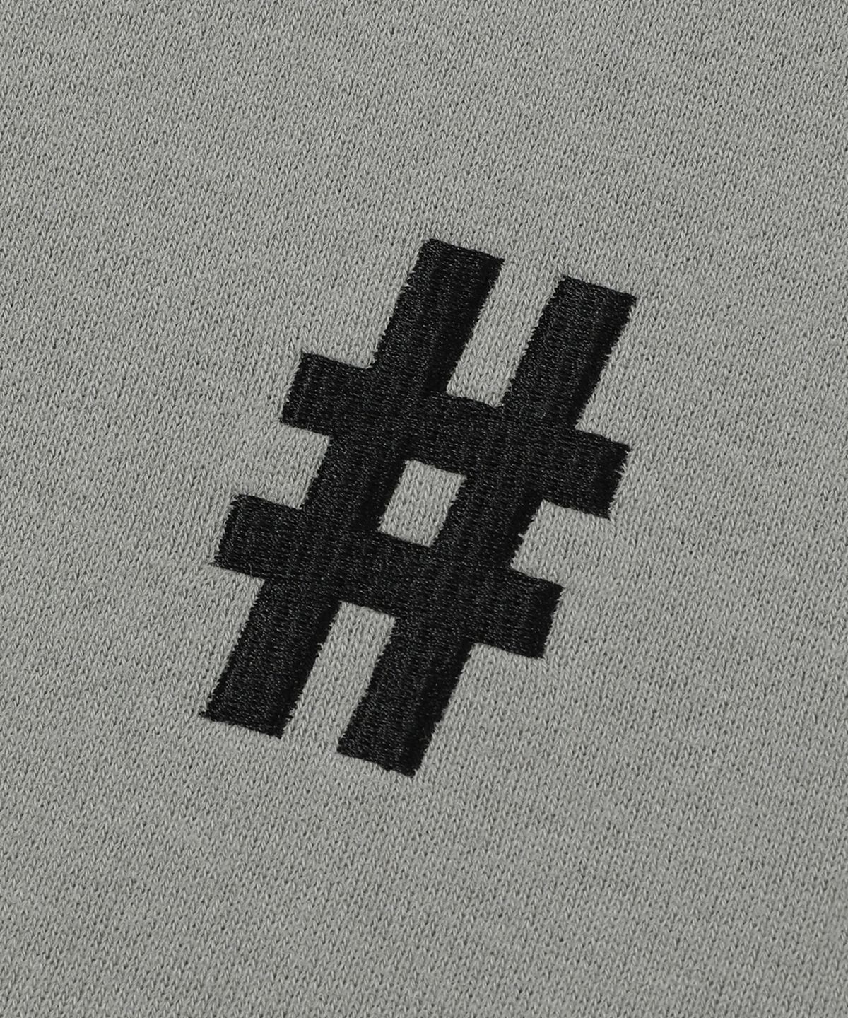 빈트릴(BEENTRILL) 에센셜 해시태그 로고 기모 맨투맨(카키)