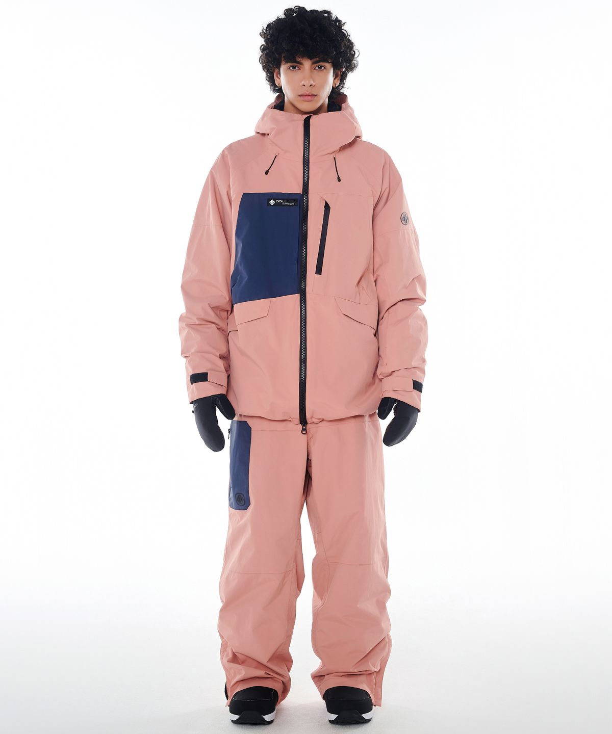 돌아우터웨어(DOLL OUTERWEAR) 2425 클라로 자켓&팬츠 보드복 세트 핑크 남녀공용