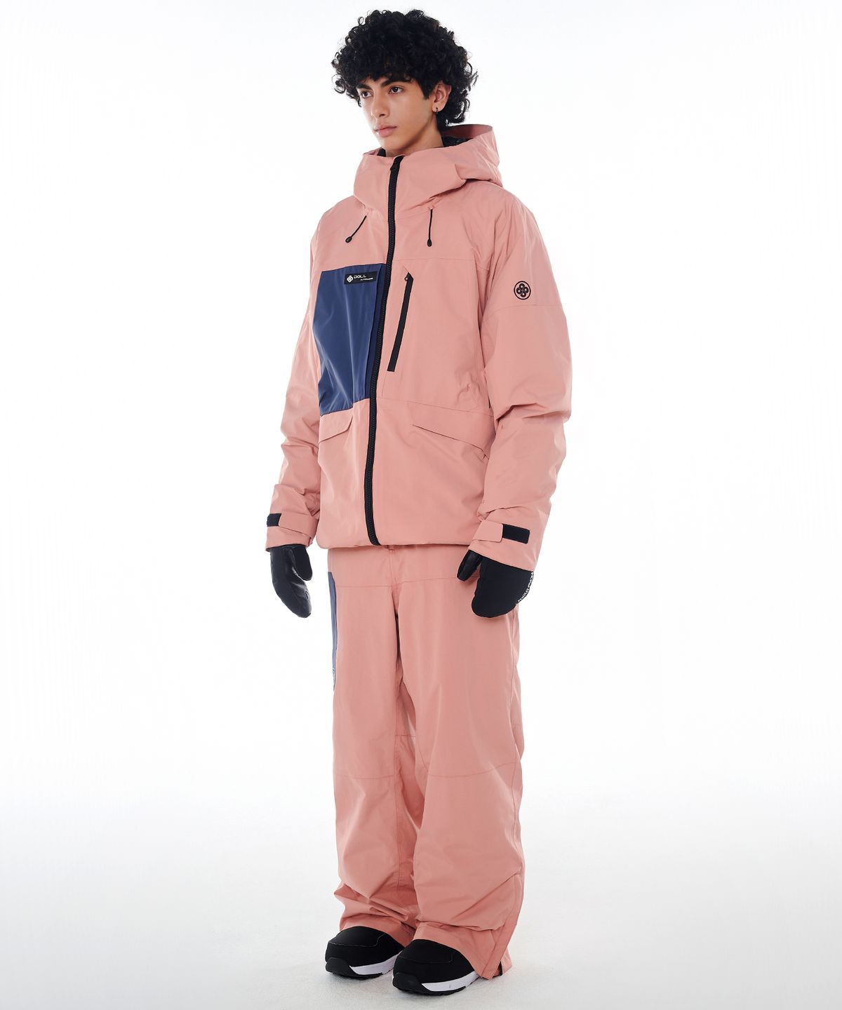 돌아우터웨어(DOLL OUTERWEAR) 2425 클라로 자켓&팬츠 보드복 세트 핑크 남녀공용