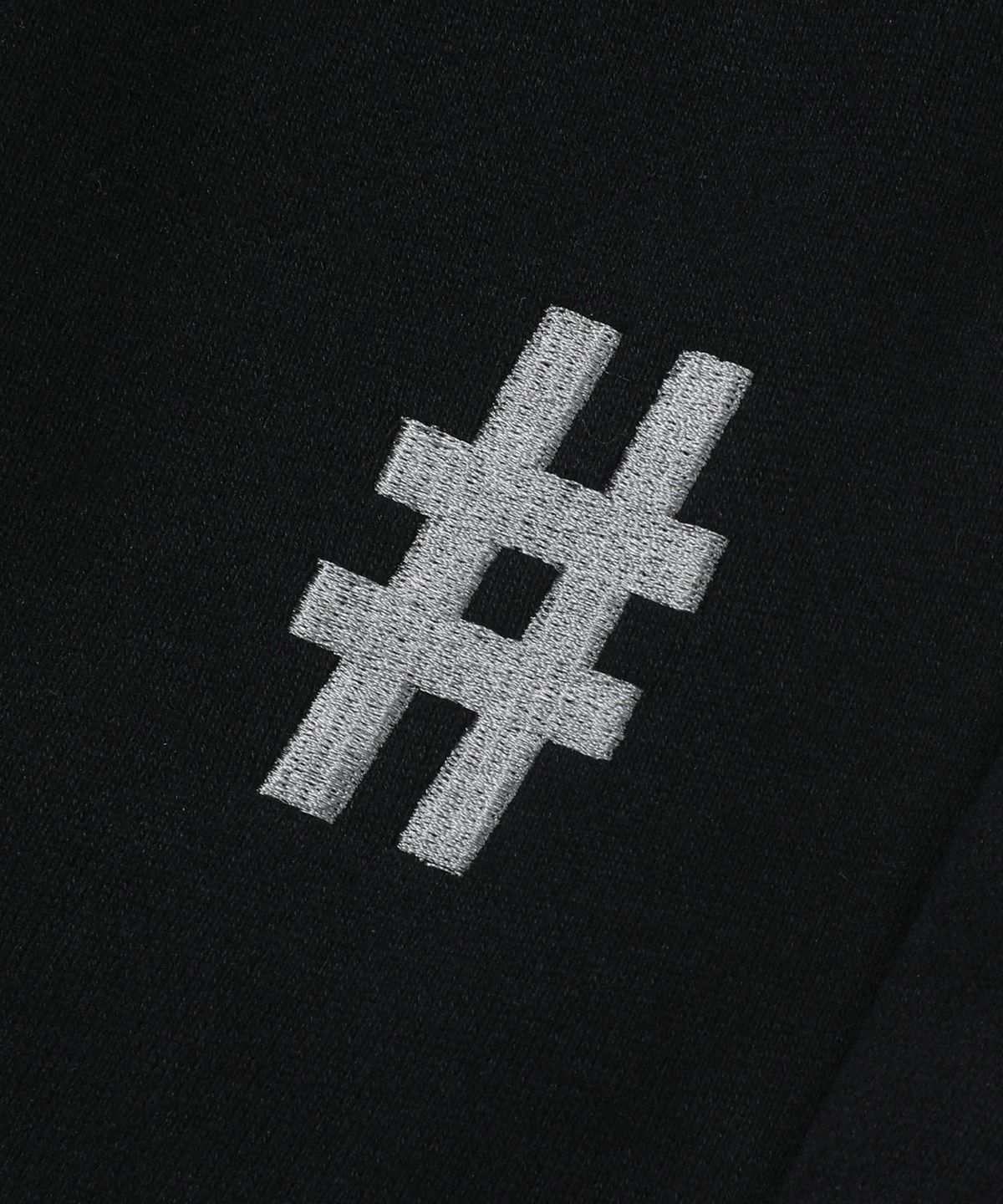 빈트릴(BEENTRILL) 우먼즈 에센셜 해시태그 로고 기모 스웻 팬츠(블랙)