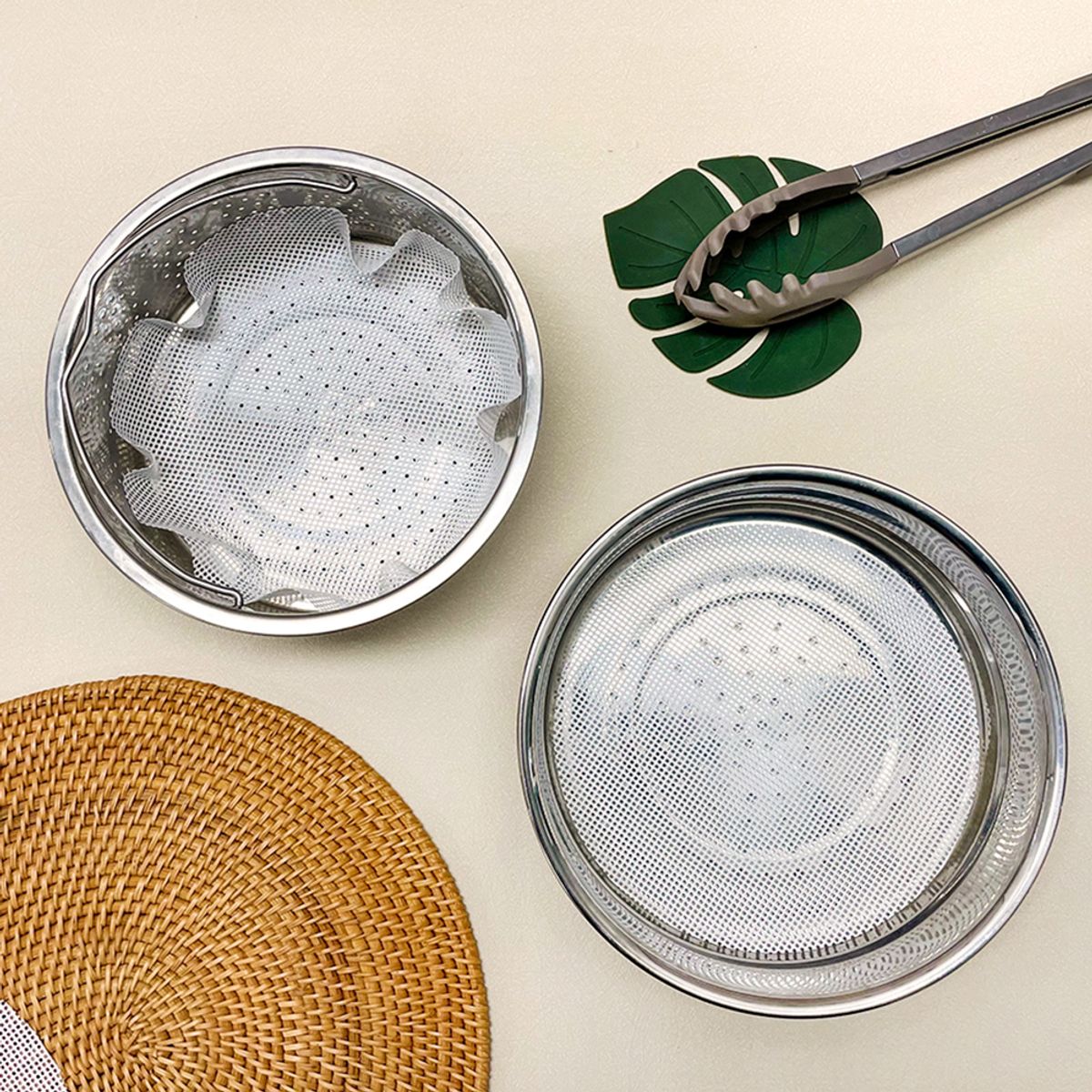 키친구(KITCHENGU) 실리콘 찜기 찜판 냄비용 시트 (15cm/17cm/19cm/21cm)