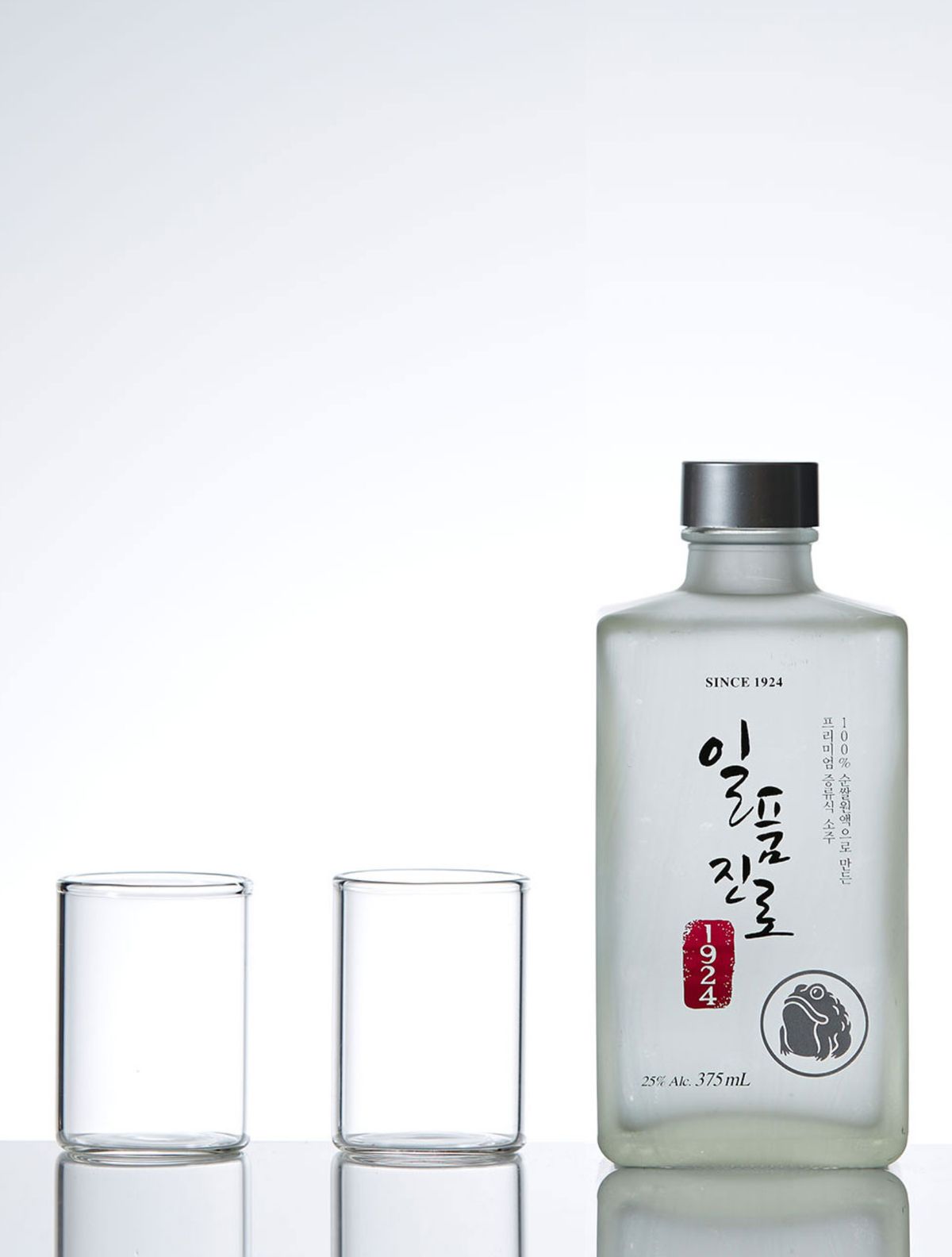 비젼글래스(VISIONGLASS) 소주잔 커플 선물세트(2P)