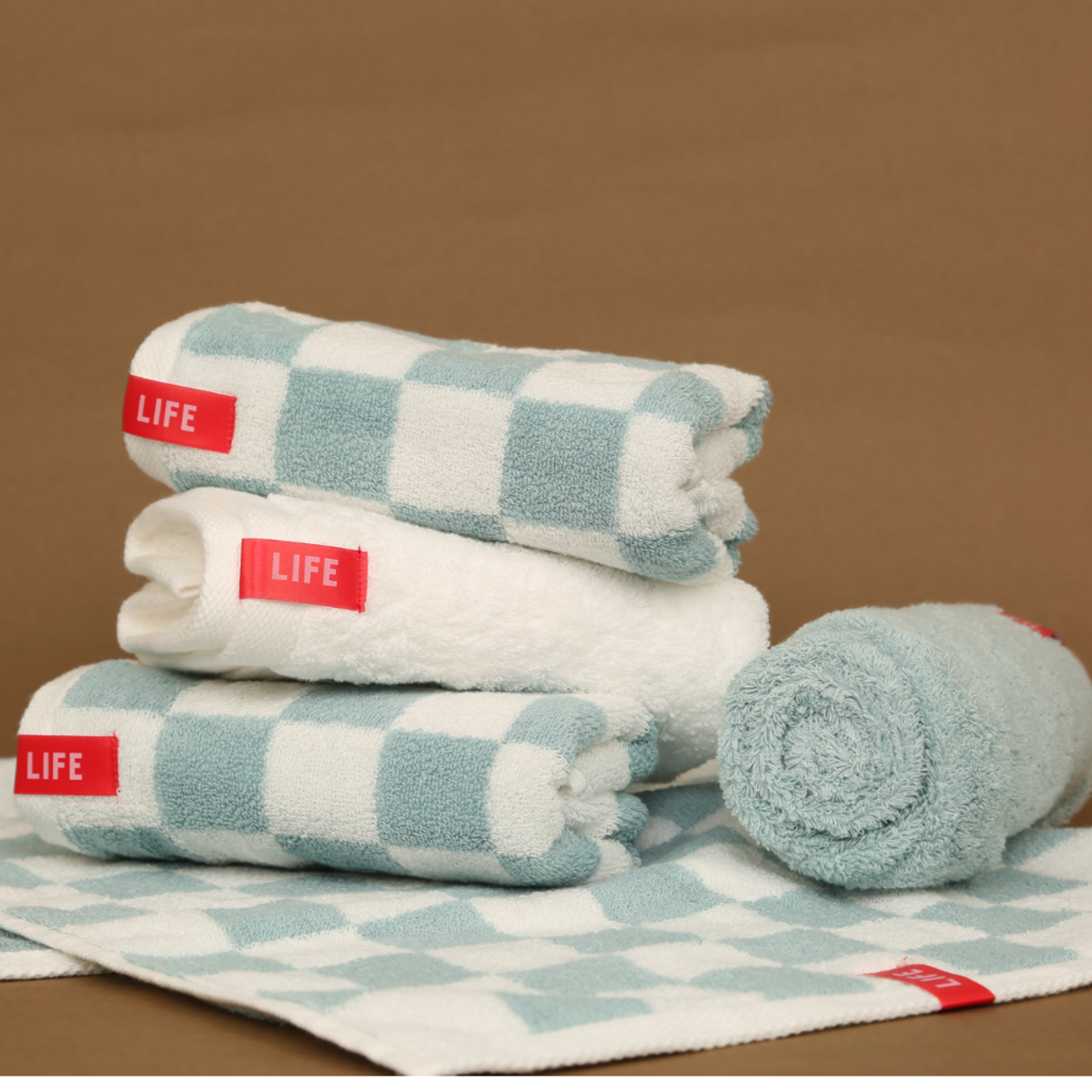 라이프타올(LIFE TOWEL) 코마사 40수 디자인 호텔 수건 10장