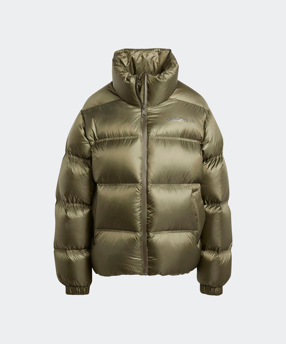 아디다스(ADIDAS) 퍼텍스 다운 쇼트 퍼퍼 패딩 자켓 - 카키 / IW5868